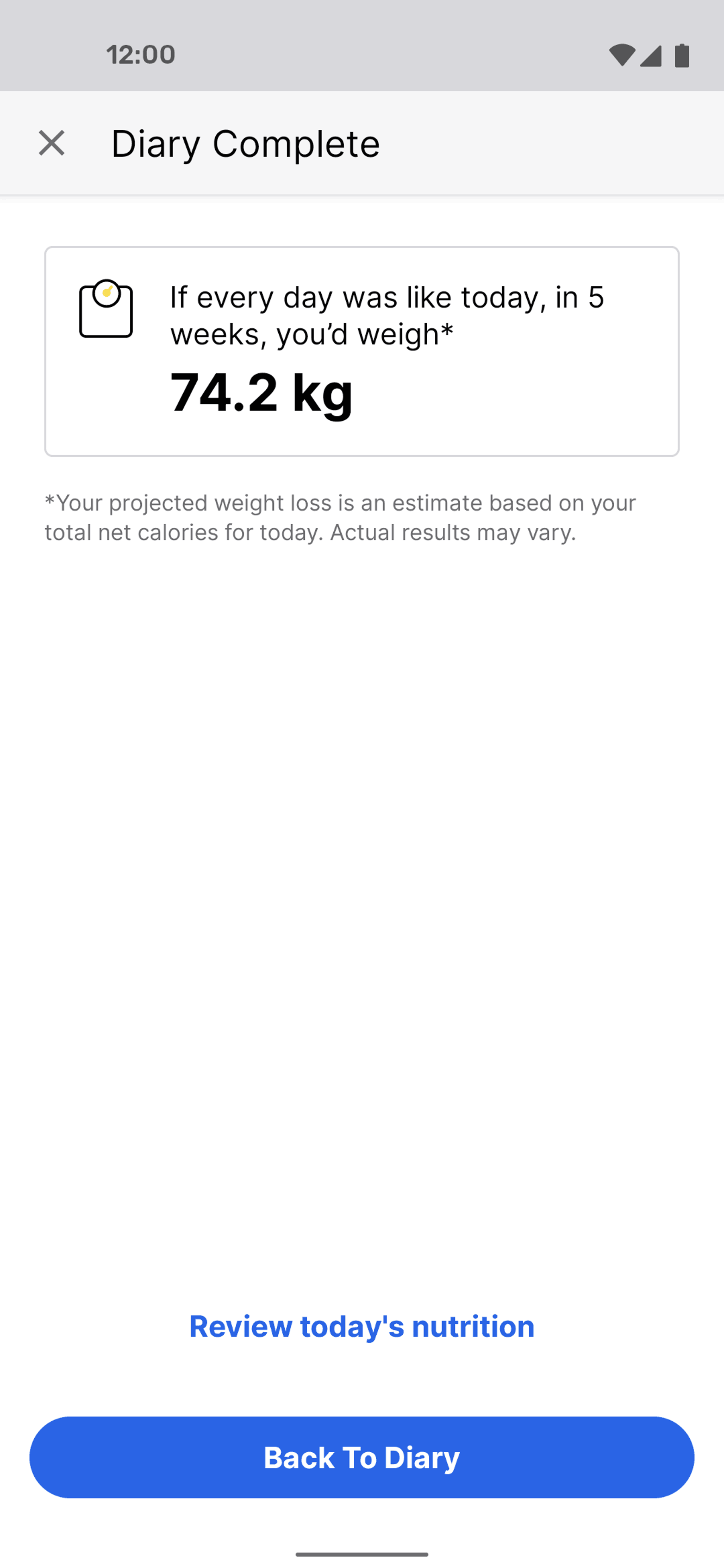 MyFitnessPal Android Health & Fitness interface screenshot 17
