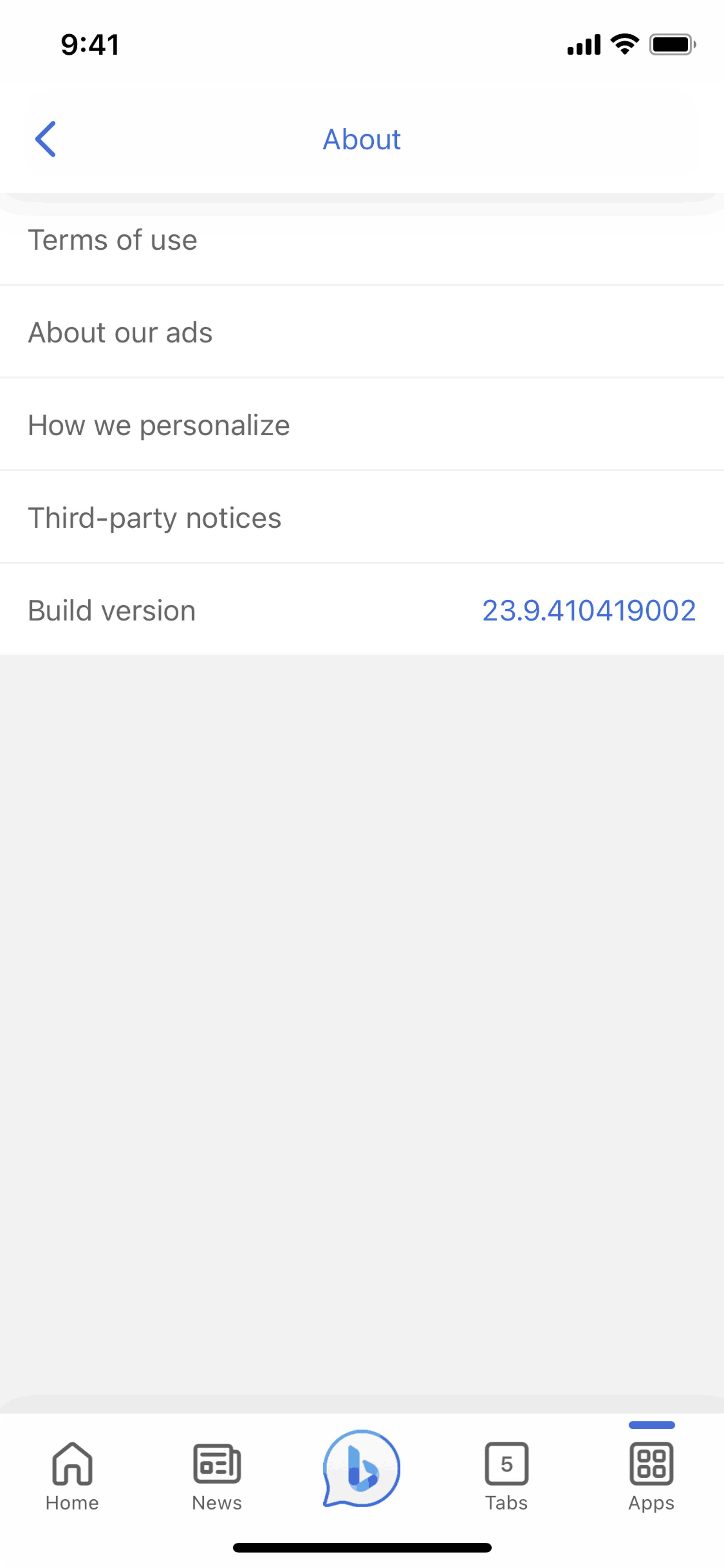 Bing iOS AI interface screenshot 14