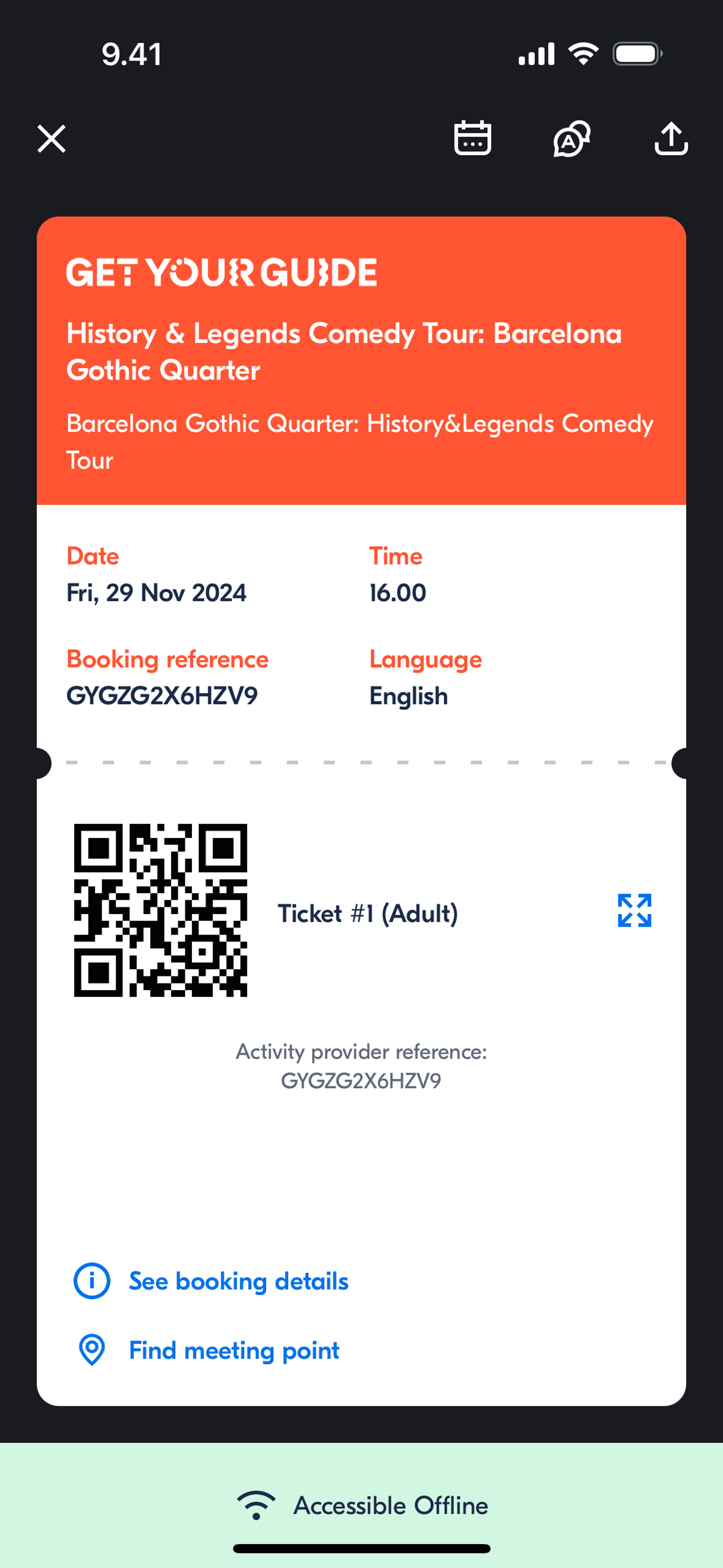 GetYourGuide iOS Travel & Transportation interface screenshot 12