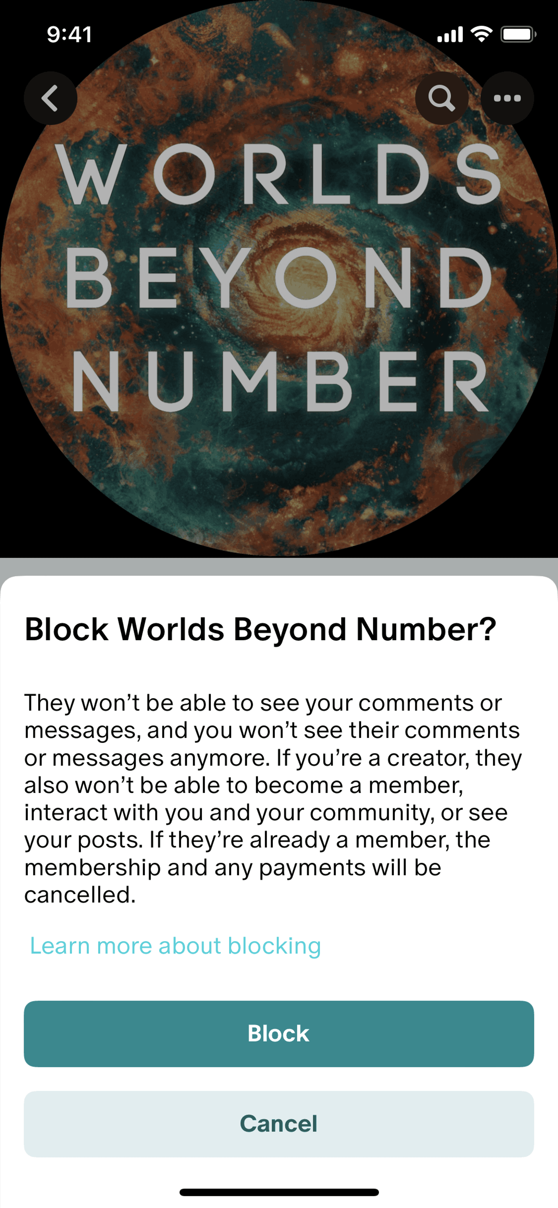Patreon iOS Social Networking interface screenshot 23