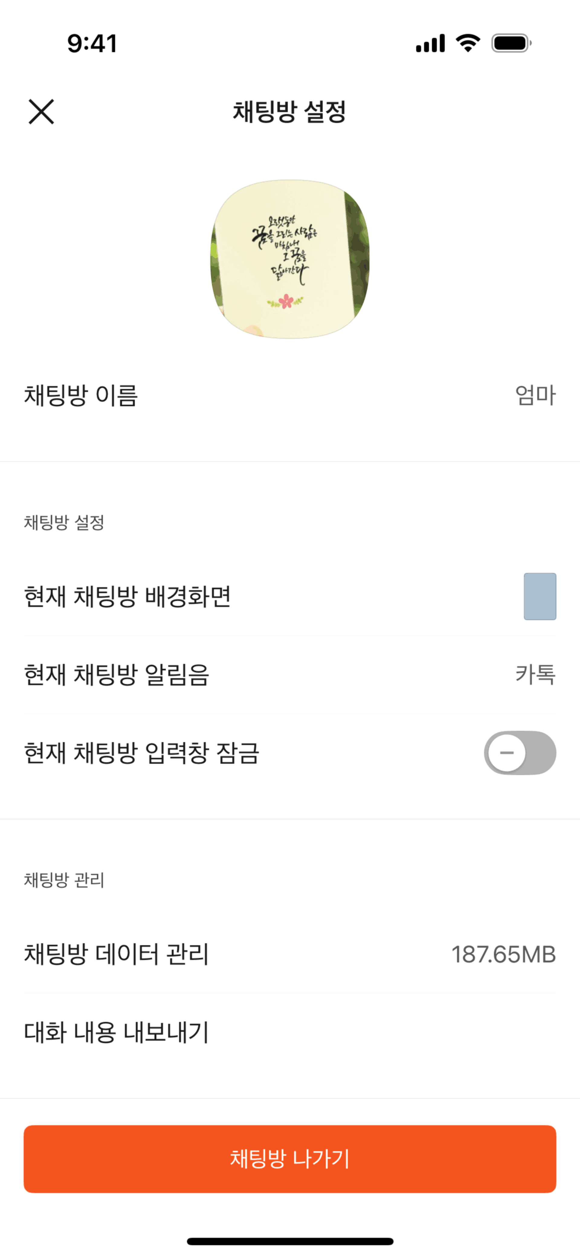 KakaoTalk iOS Social Networking interface screenshot 16