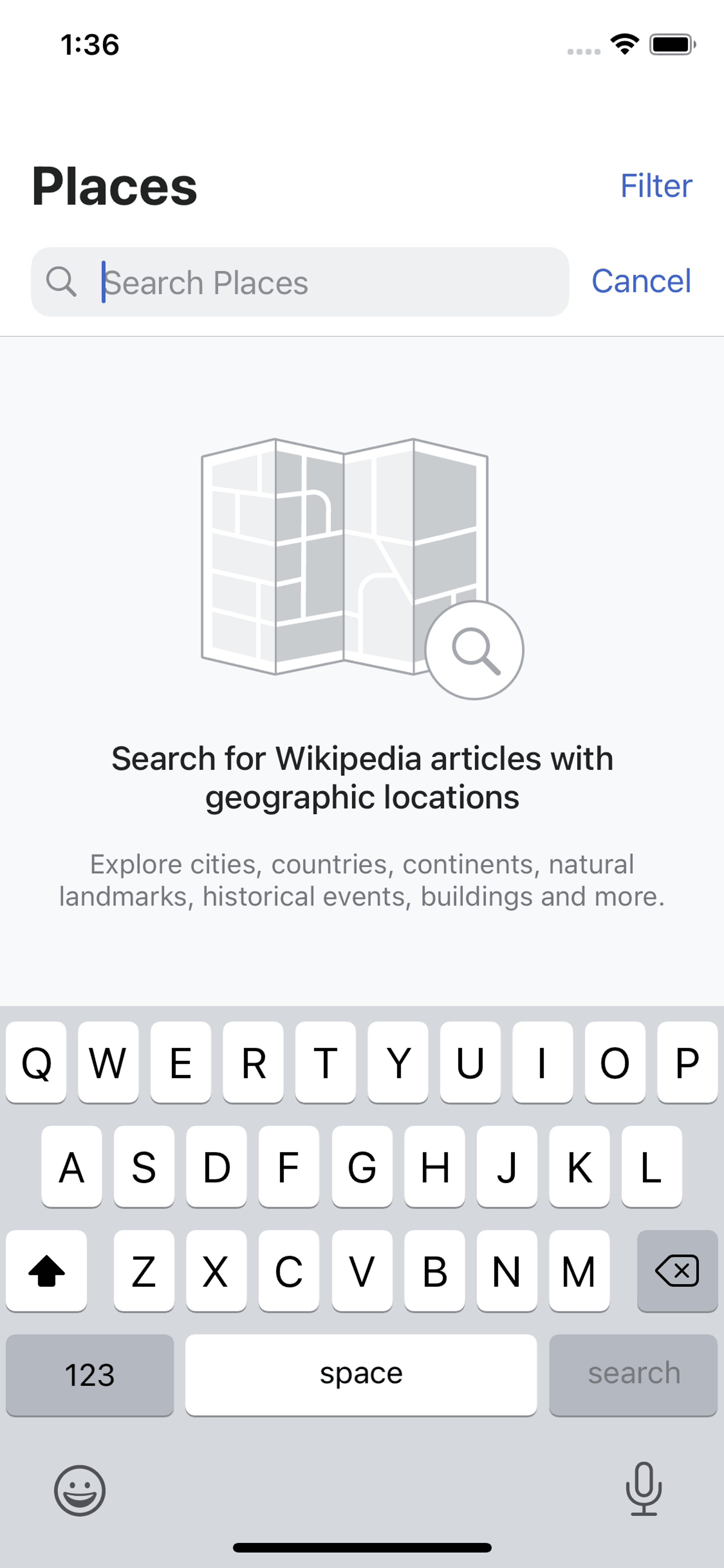Wikipedia iOS Reference interface screenshot 23