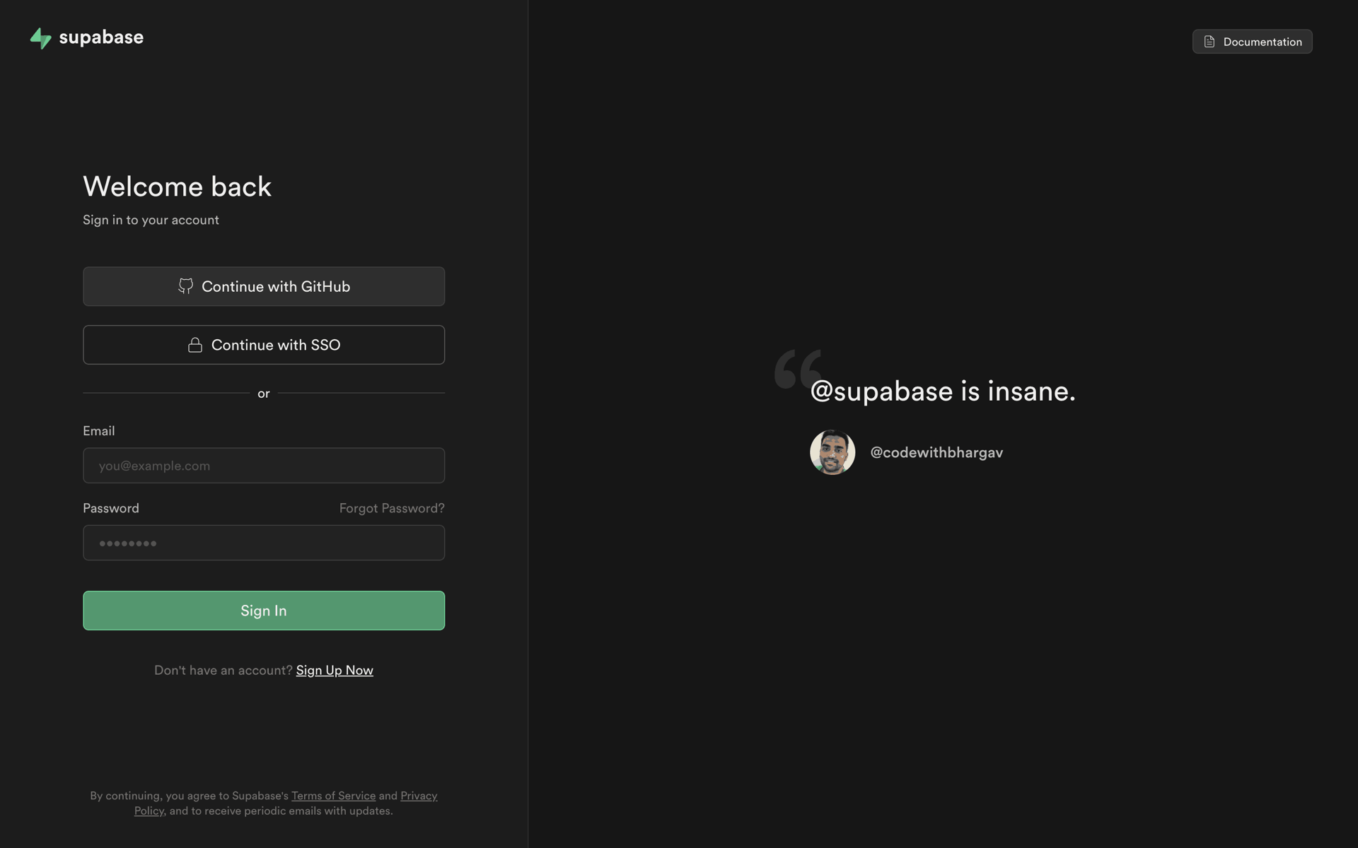 Supabase Web Developer Tools interface screenshot 4