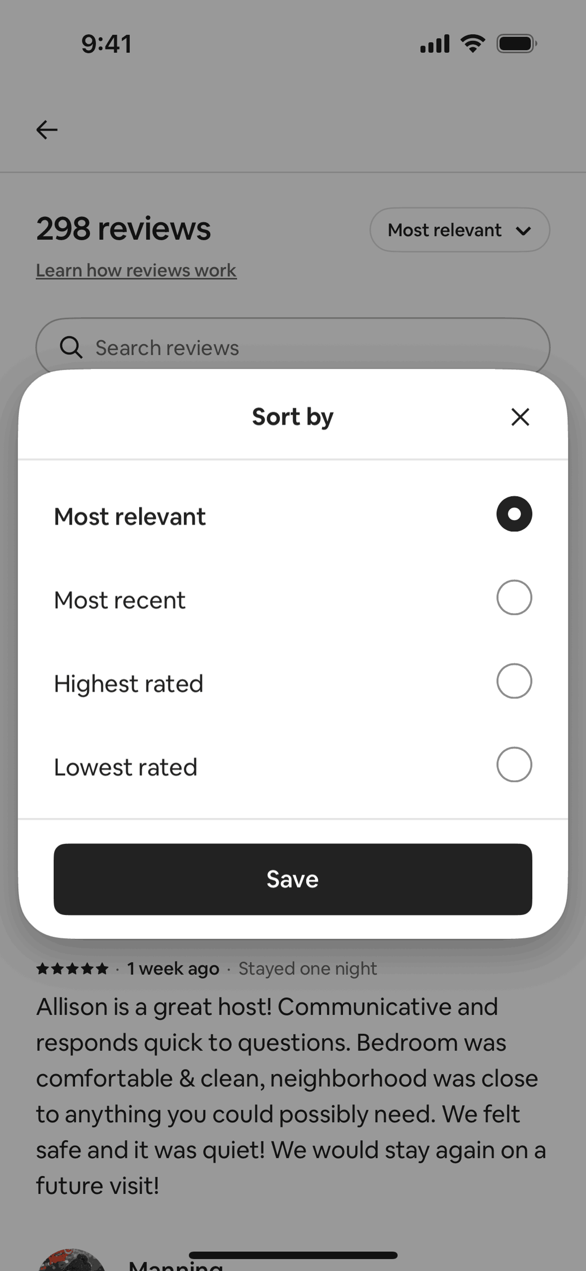 Airbnb iOS Real Estate interface screenshot 15