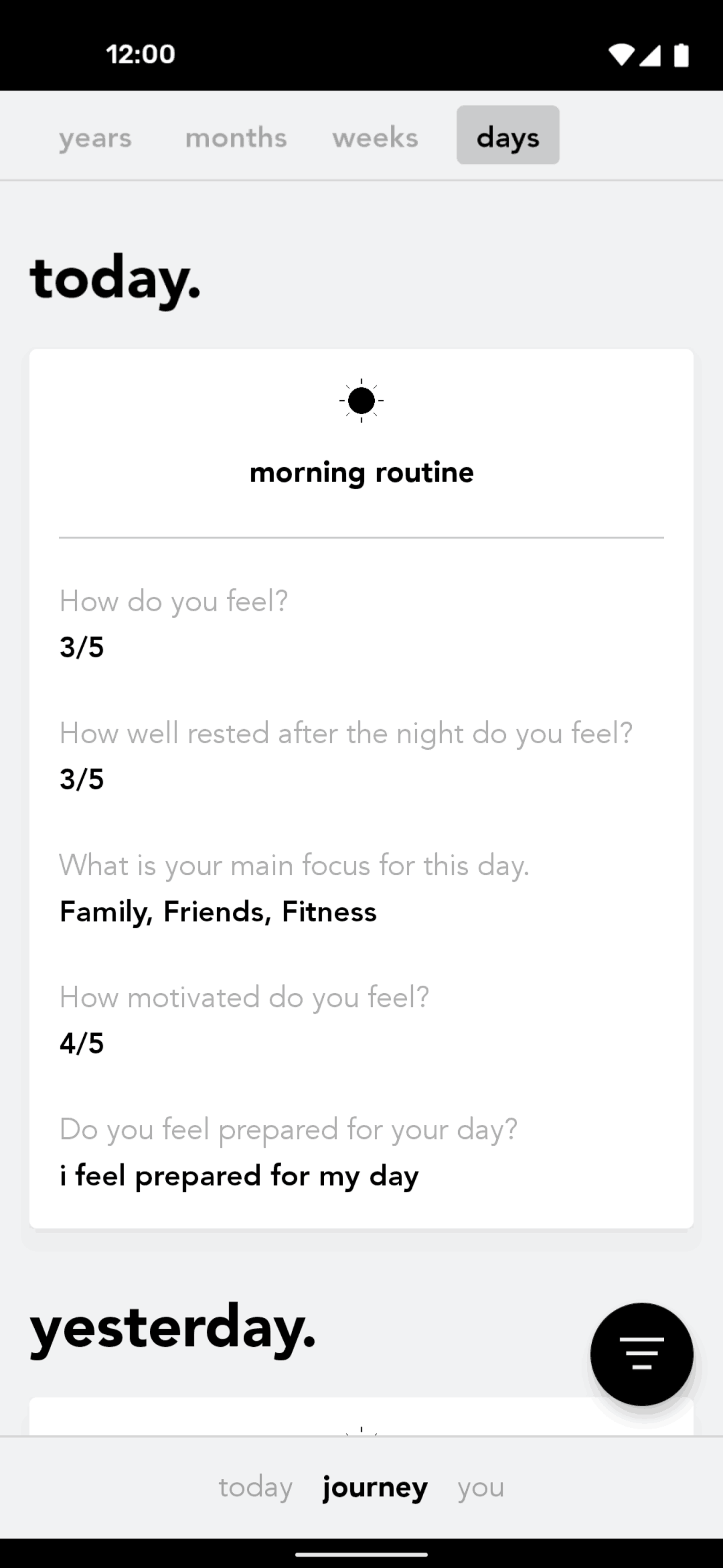 stoic. Android Health & Fitness interface screenshot 23