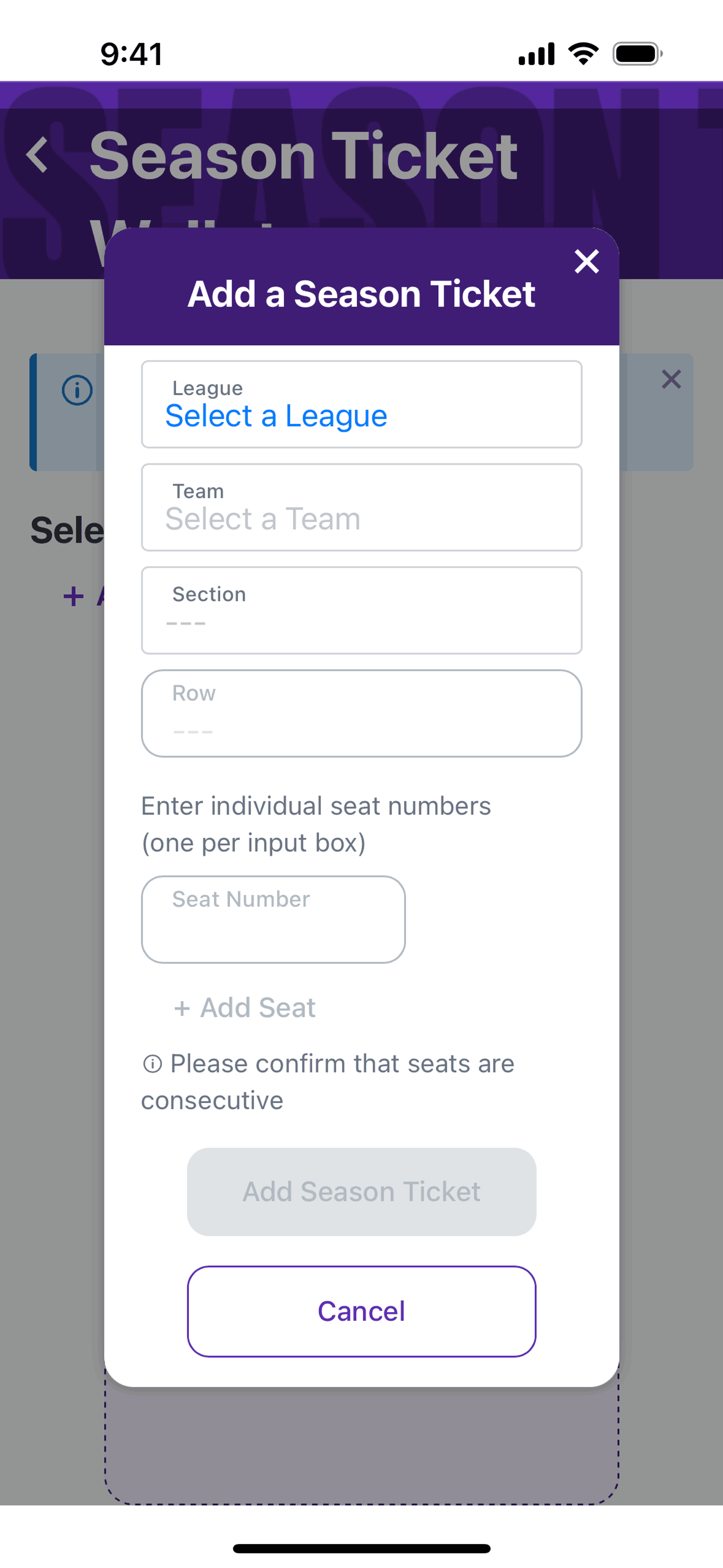 StubHub iOS Entertainment interface screenshot 15