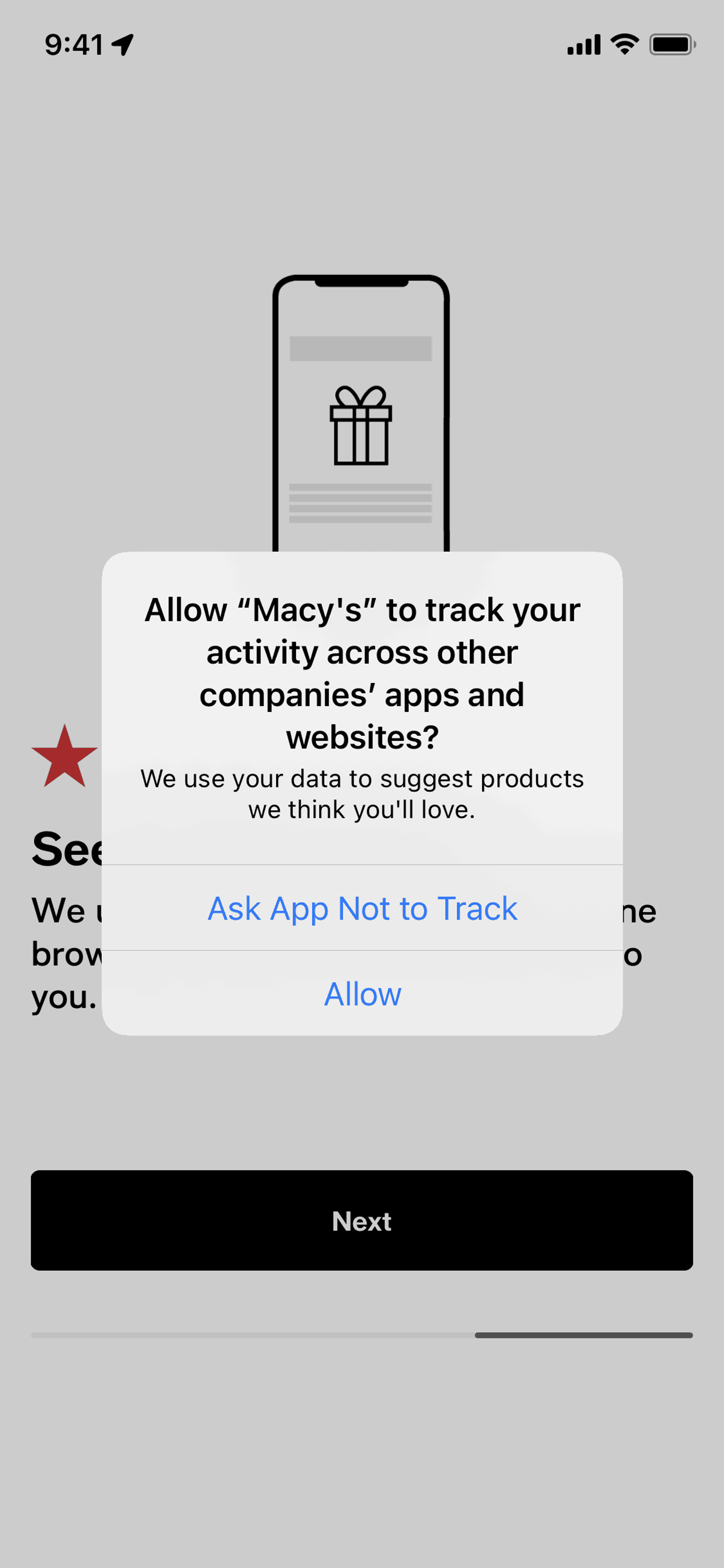 Macy's iOS Shopping interface screenshot 7