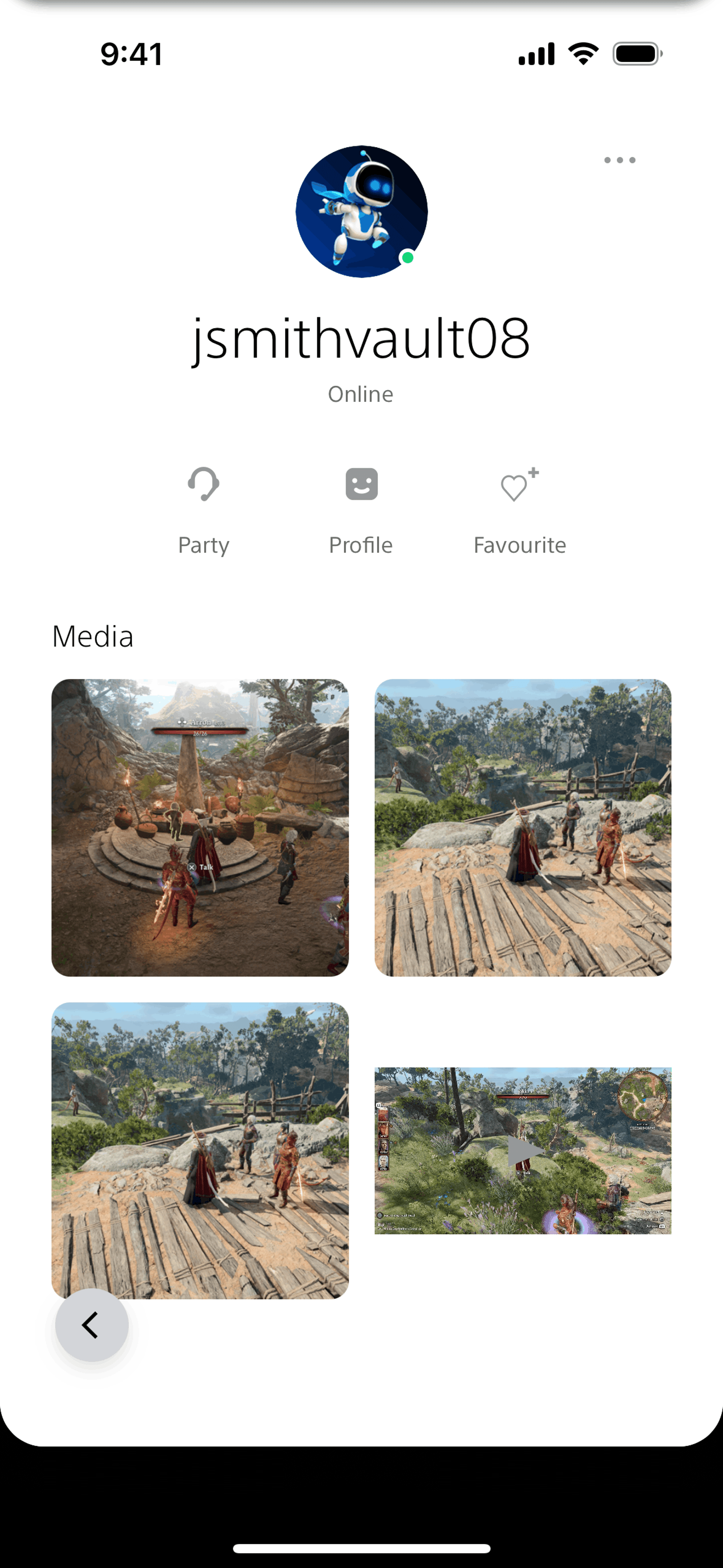 PlayStation App iOS Entertainment interface screenshot 14