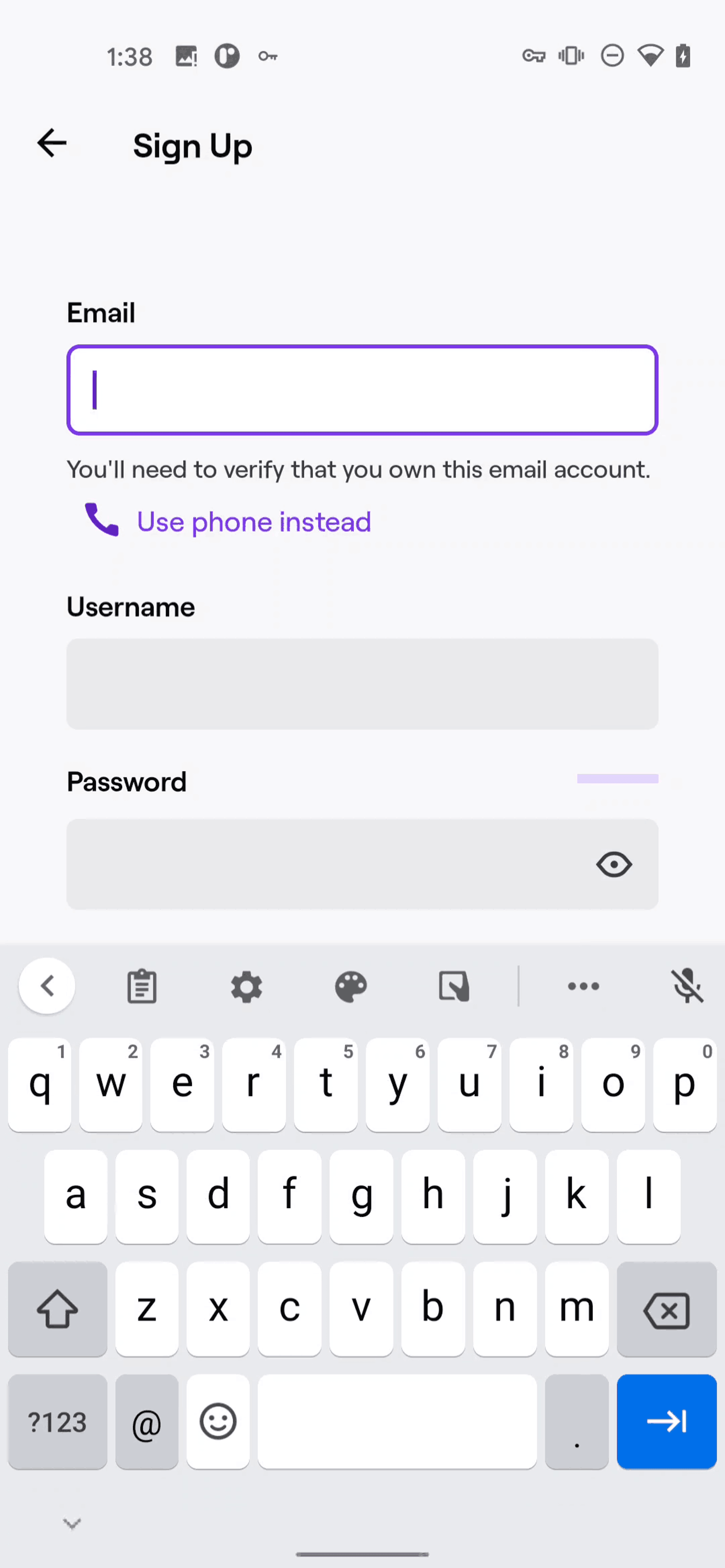 Twitch Android Photo & Video interface screenshot 3