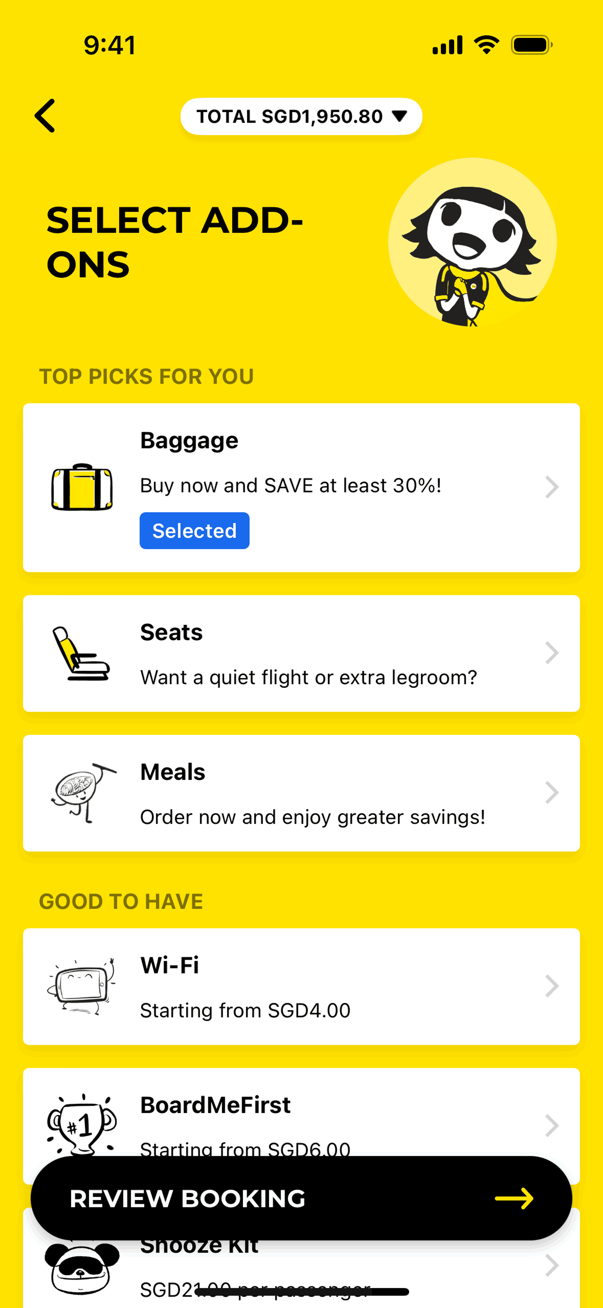 Scoot iOS Travel & Transportation interface screenshot 22