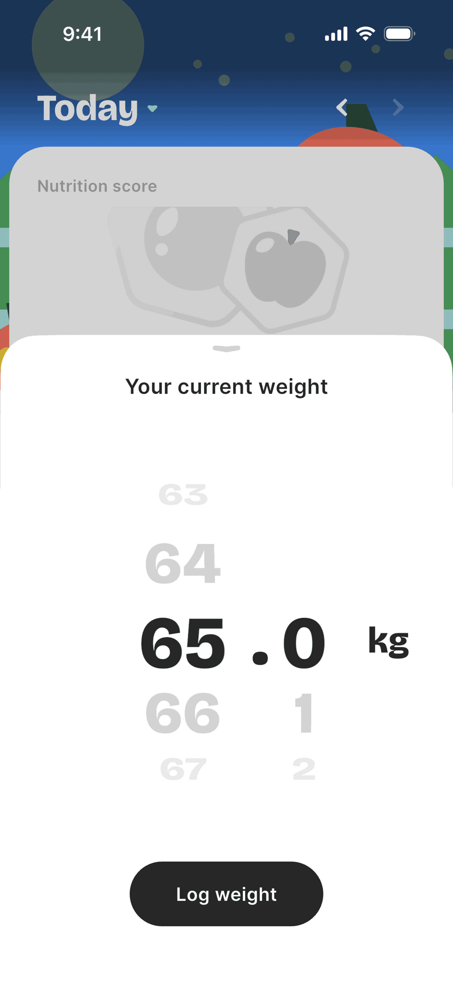 BitePal iOS Health & Fitness interface screenshot 24