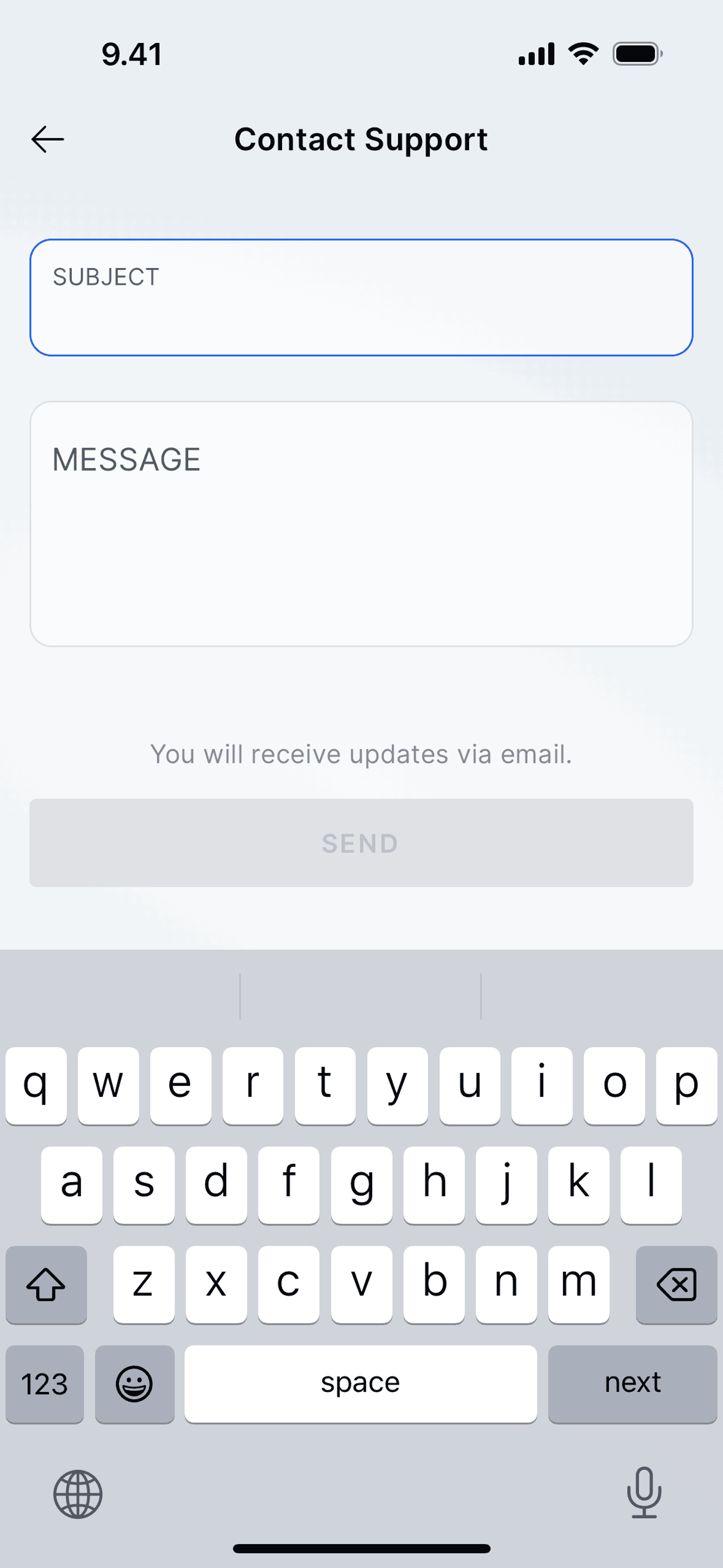 Waking Up iOS Health & Fitness interface screenshot 6