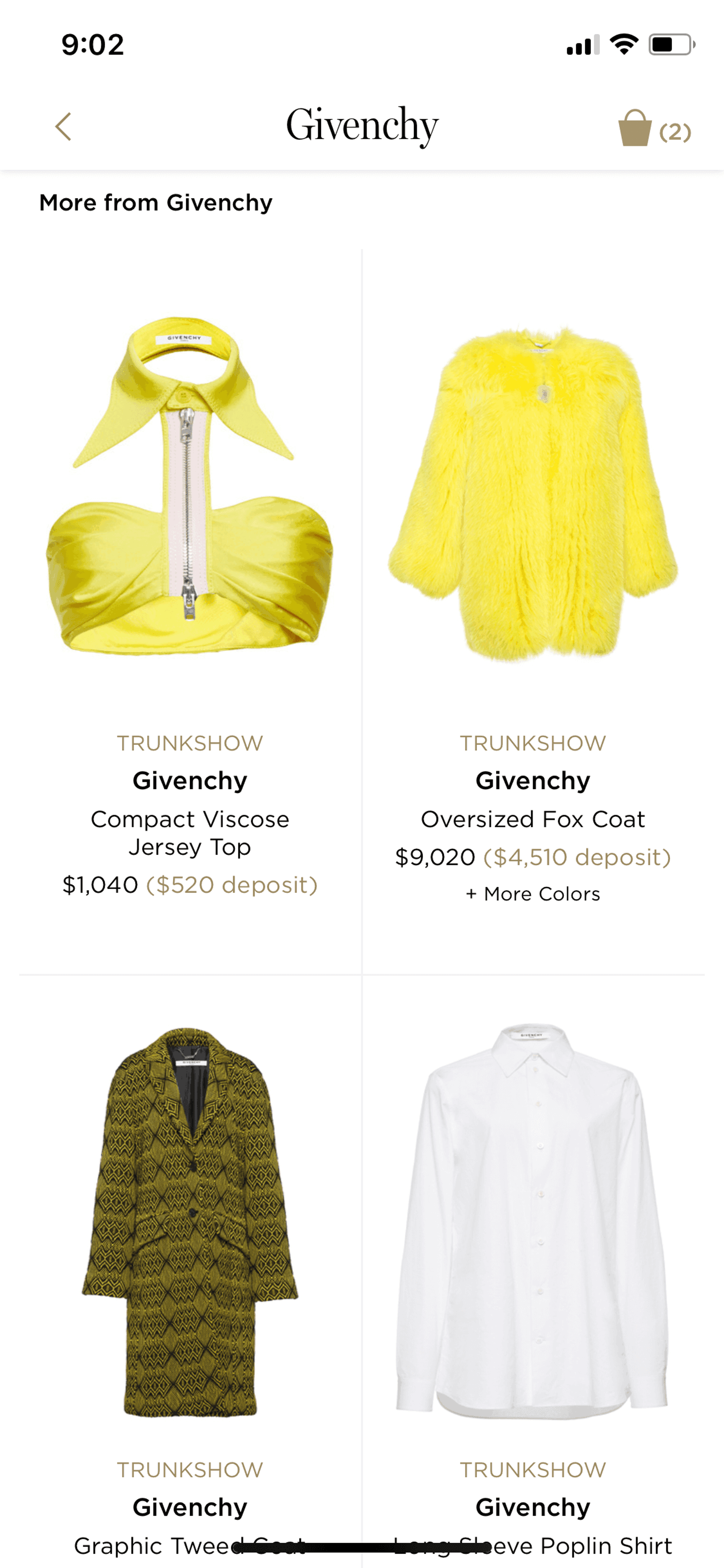 Moda Operandi iOS Shopping interface screenshot 22