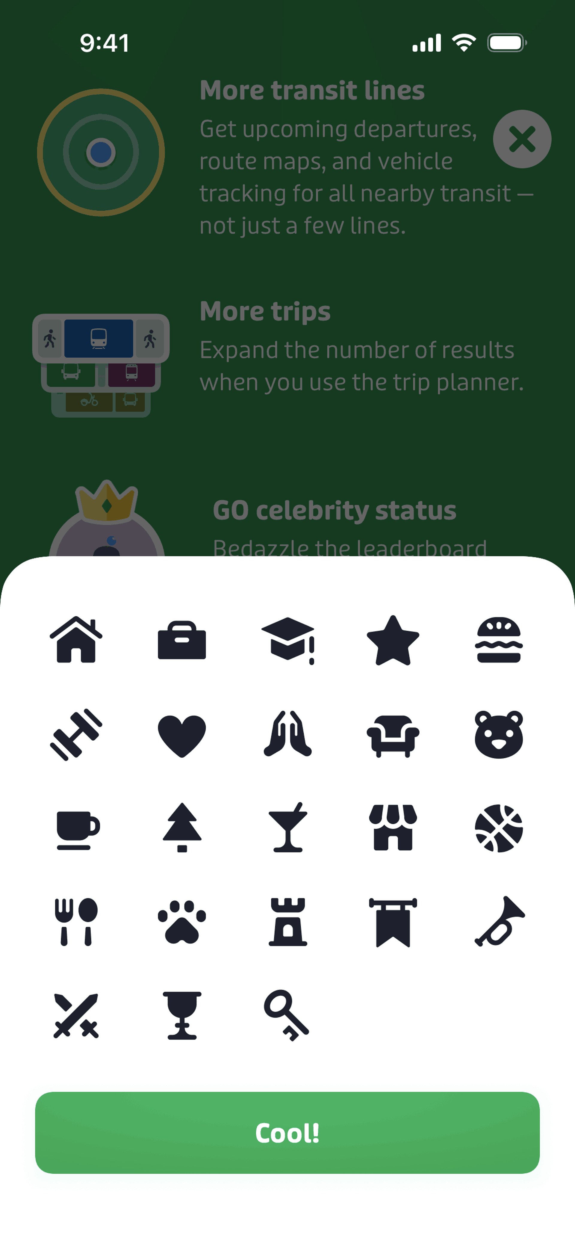 Transit iOS Maps & Navigation interface screenshot 8