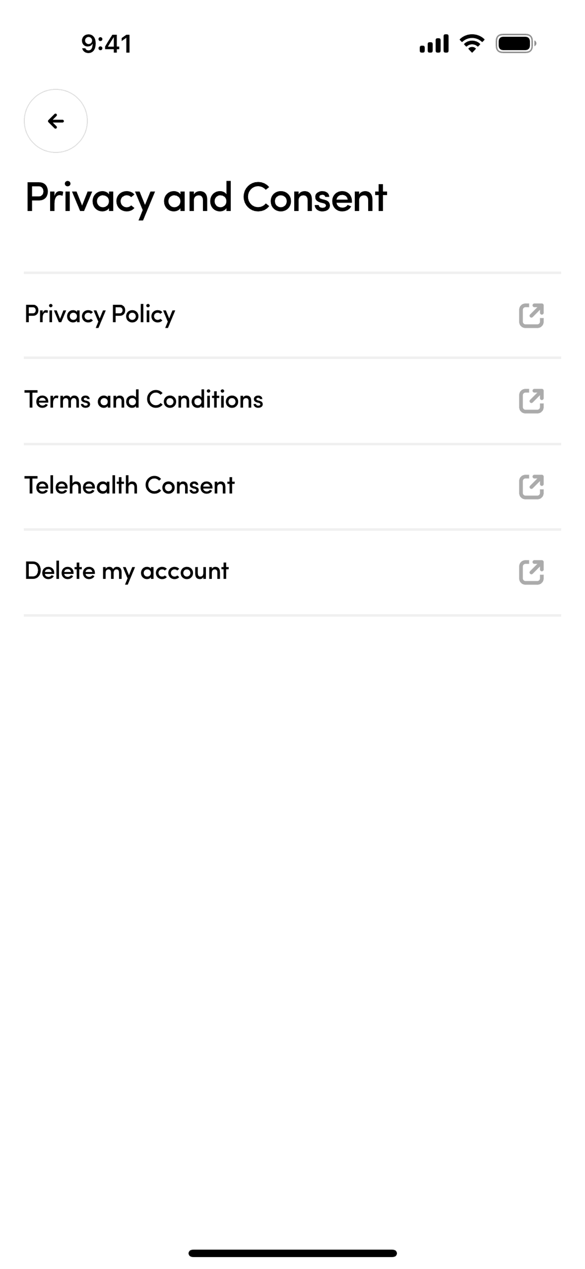 Hims iOS Health & Fitness interface screenshot 9