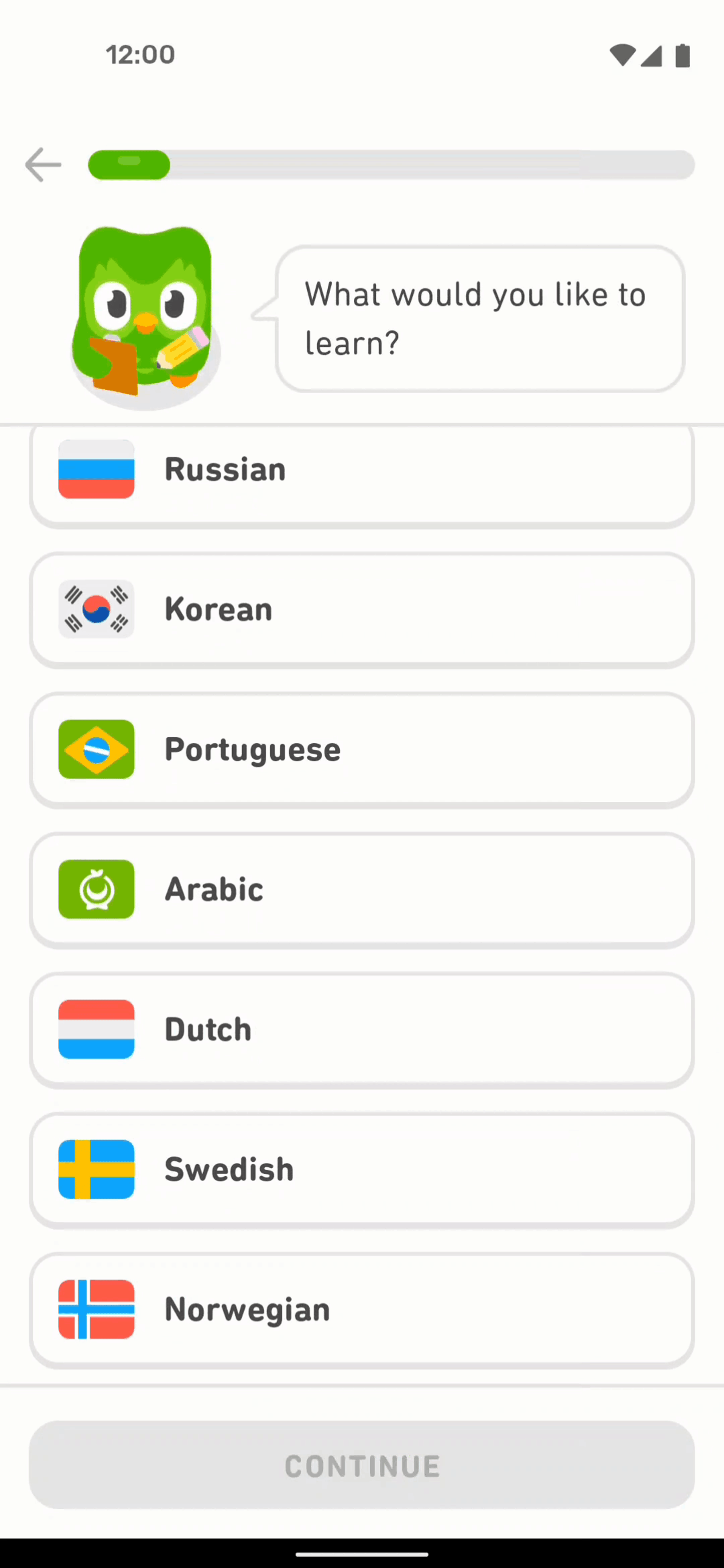 Duolingo Android Education interface screenshot 8