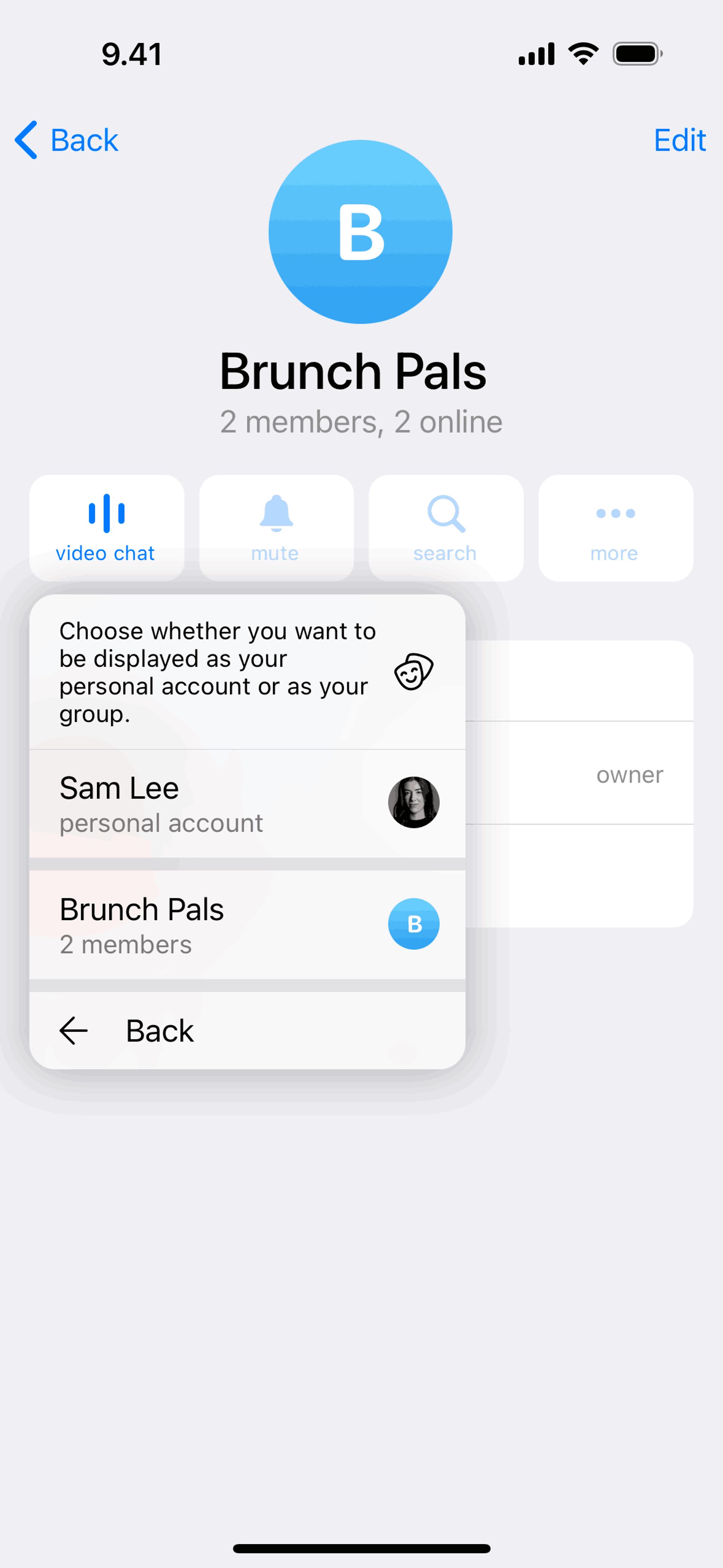 Telegram iOS Social Networking interface screenshot 24