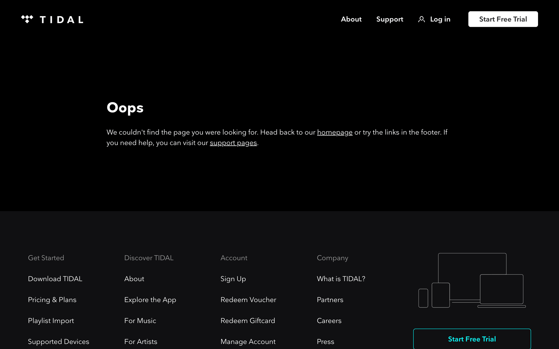 TIDAL Web Music & Audio interface screenshot 3