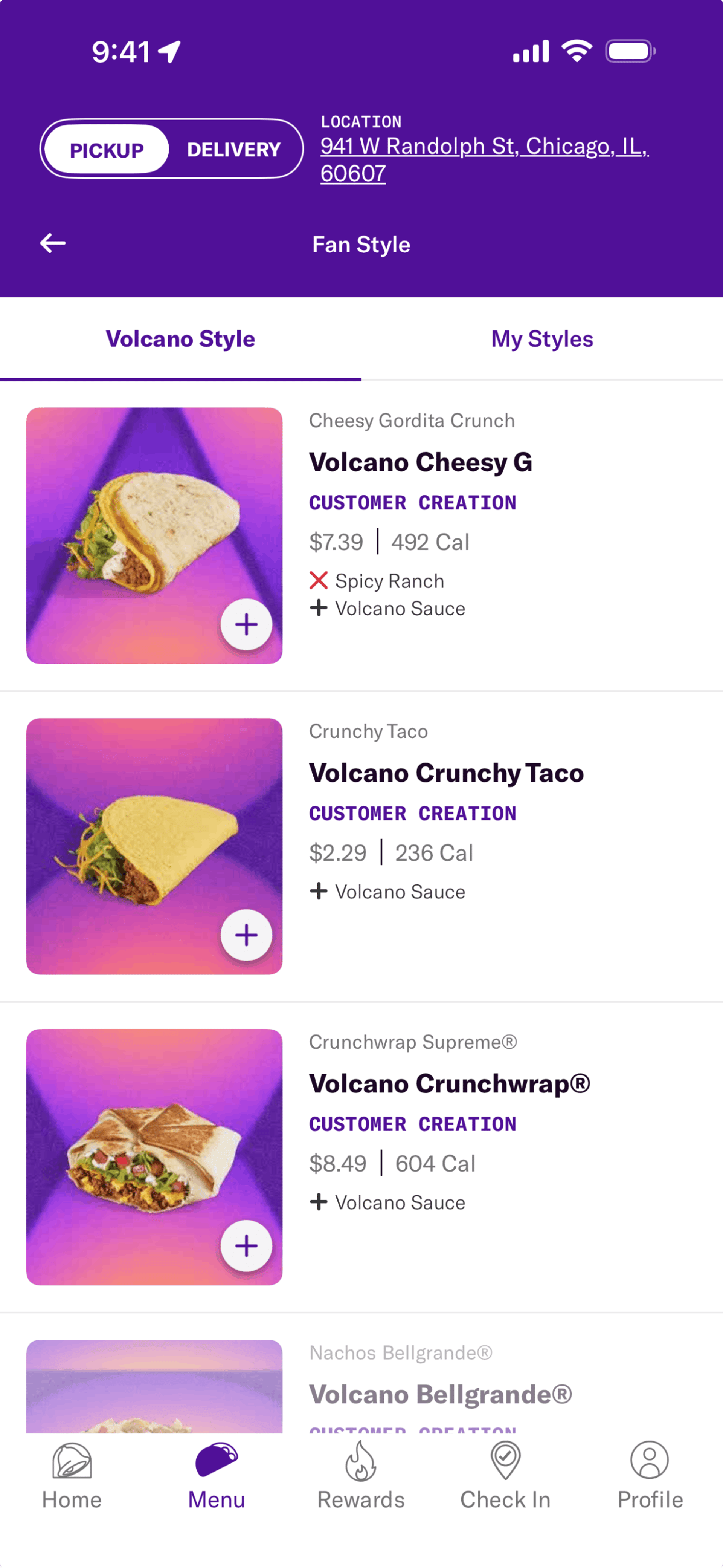 Taco Bell iOS Food & Drink interface screenshot 4