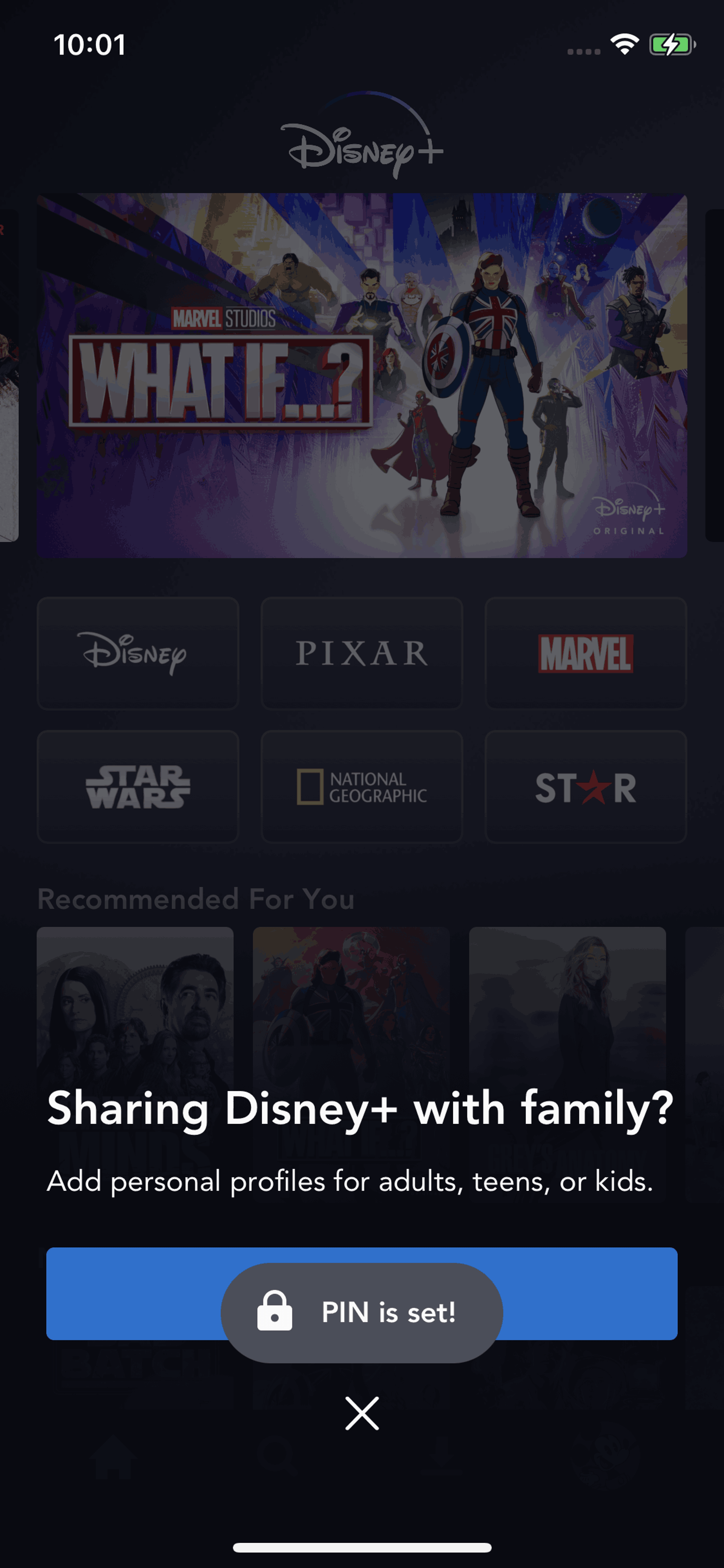 Disney+ iOS Entertainment interface screenshot 22