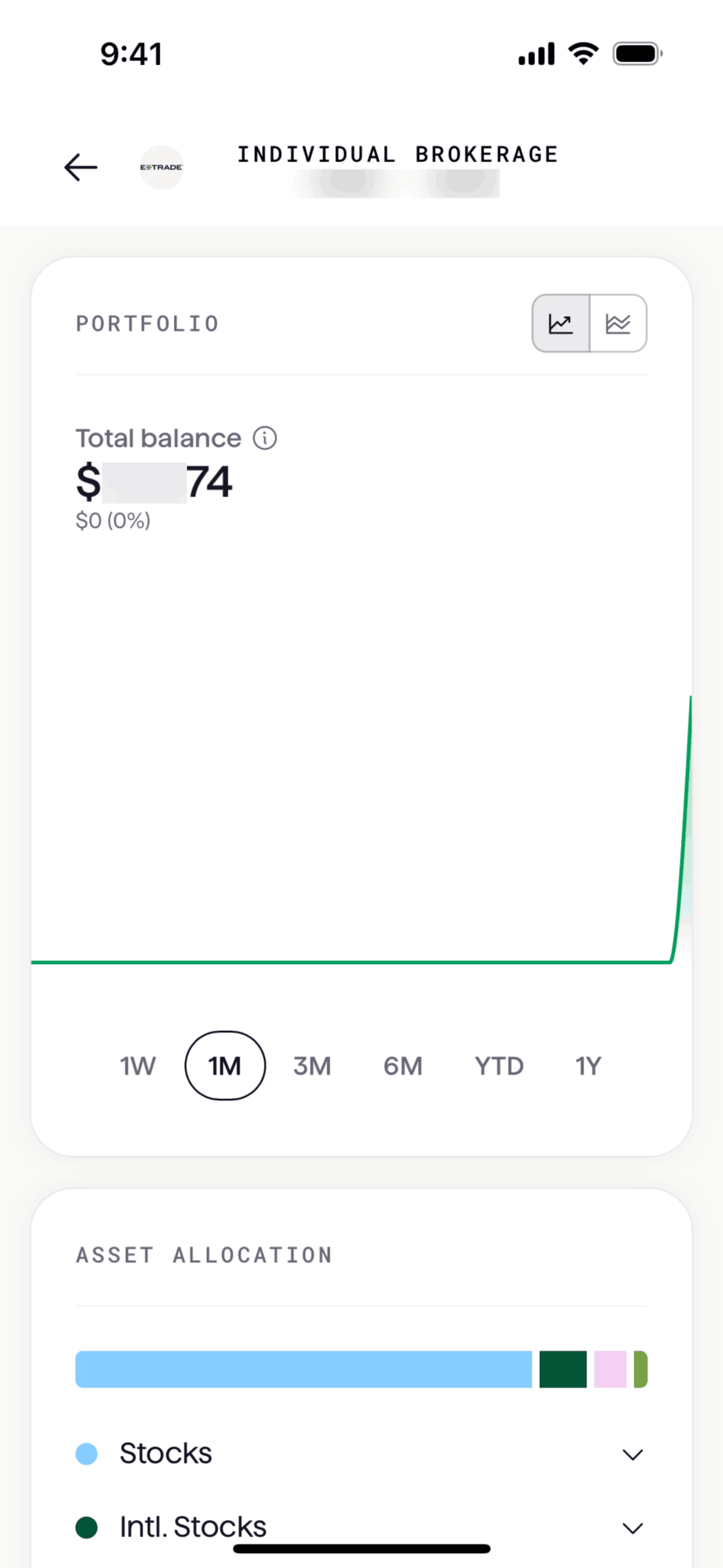 Origin iOS Finance interface screenshot 10