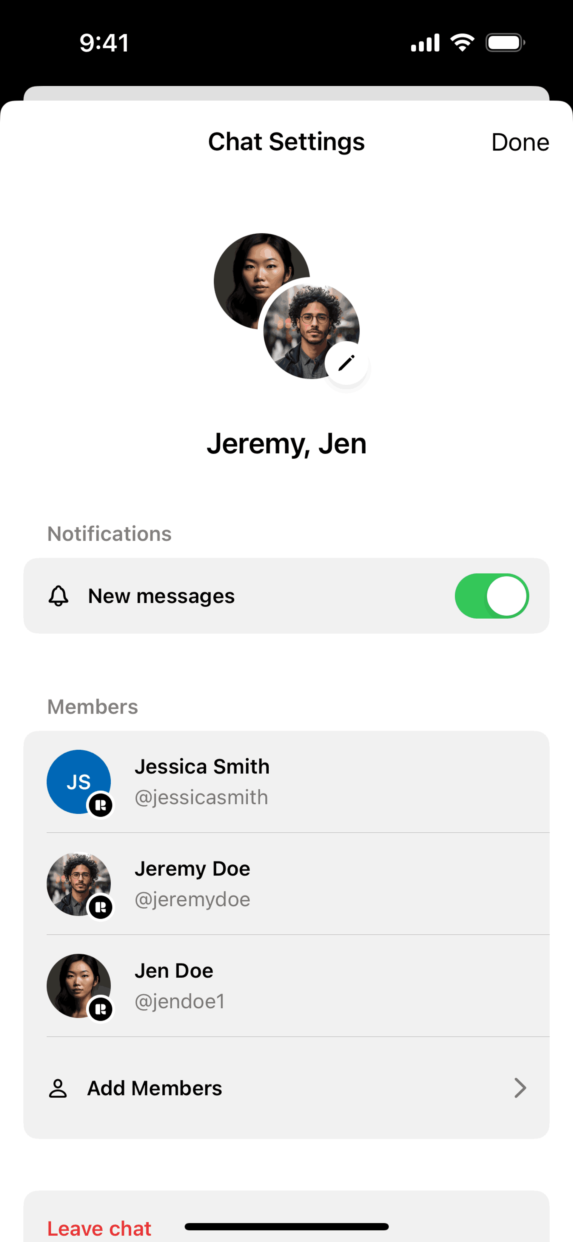 Retro iOS Social Networking interface screenshot 14