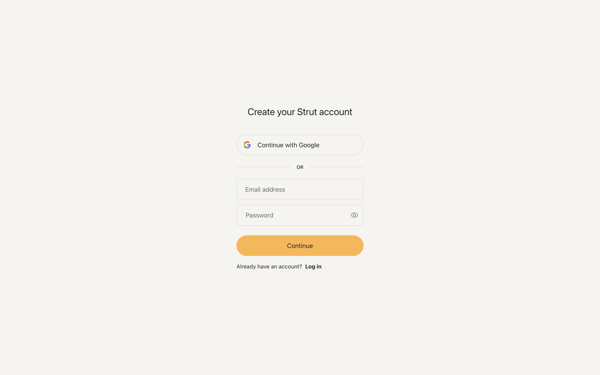 Strut Web AI interface screenshot 3
