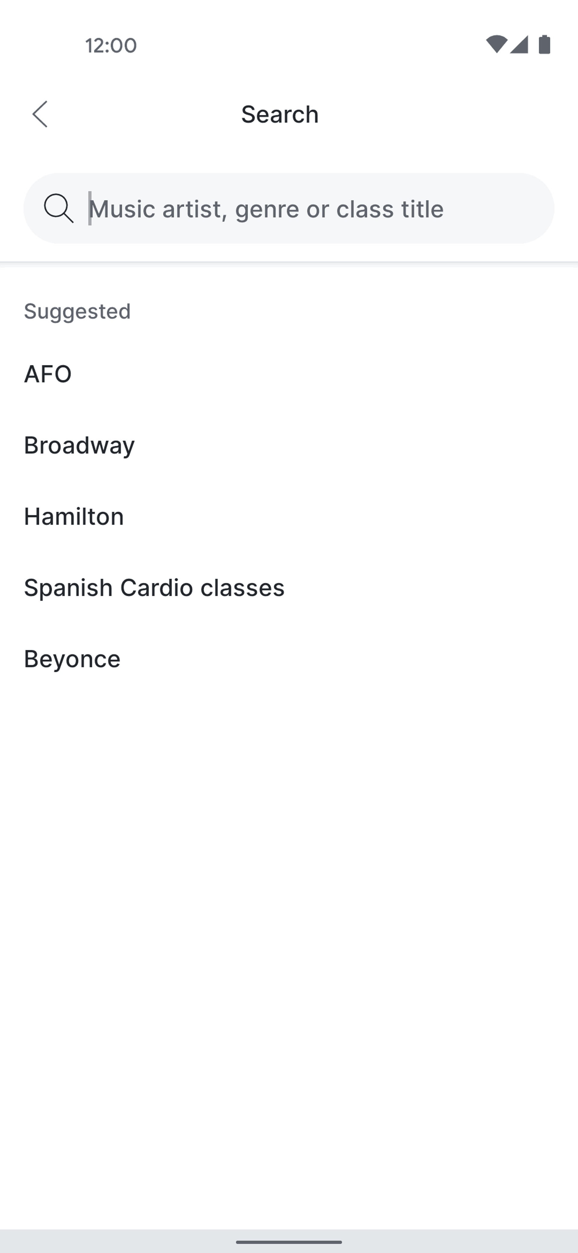 Peloton Android Health & Fitness interface screenshot 19