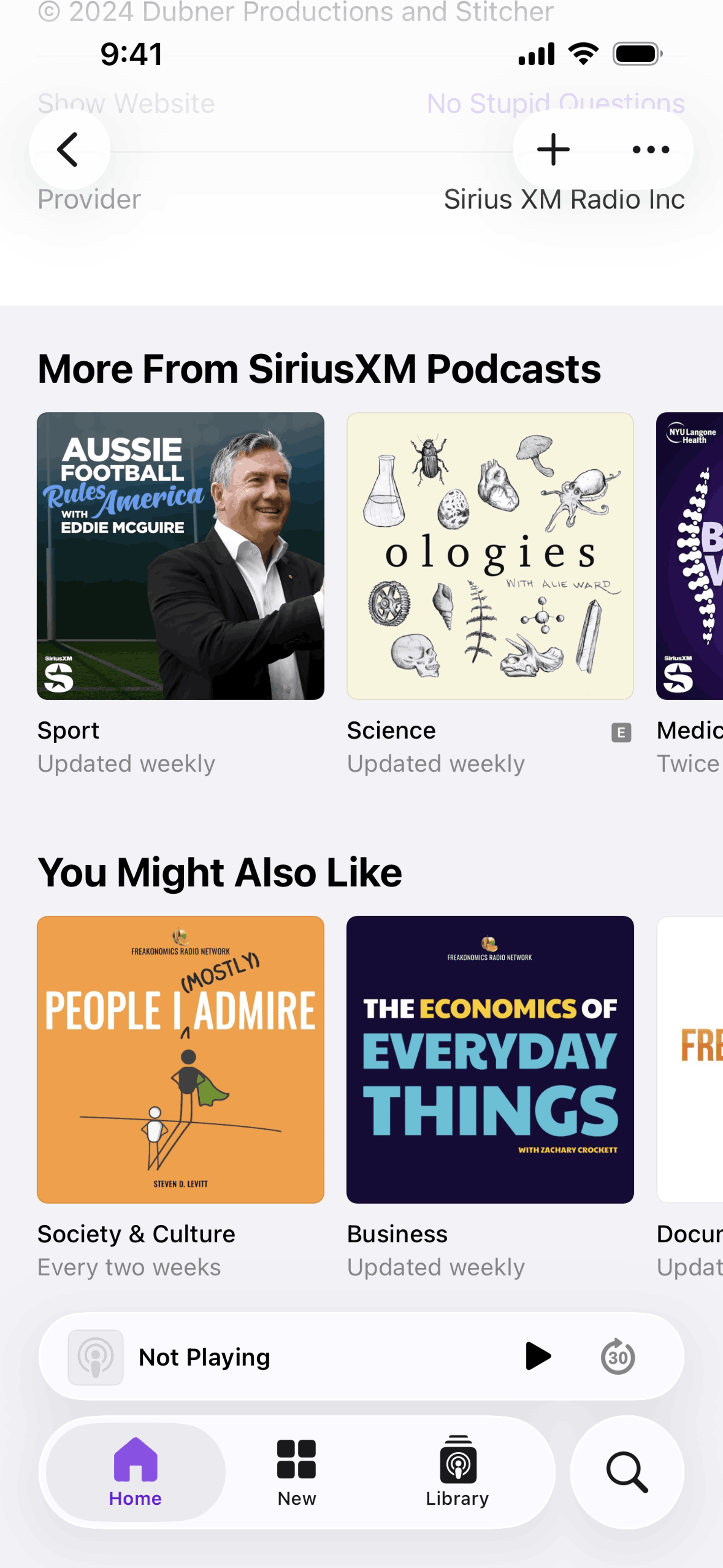 Apple Podcasts iOS Music & Audio interface screenshot 16