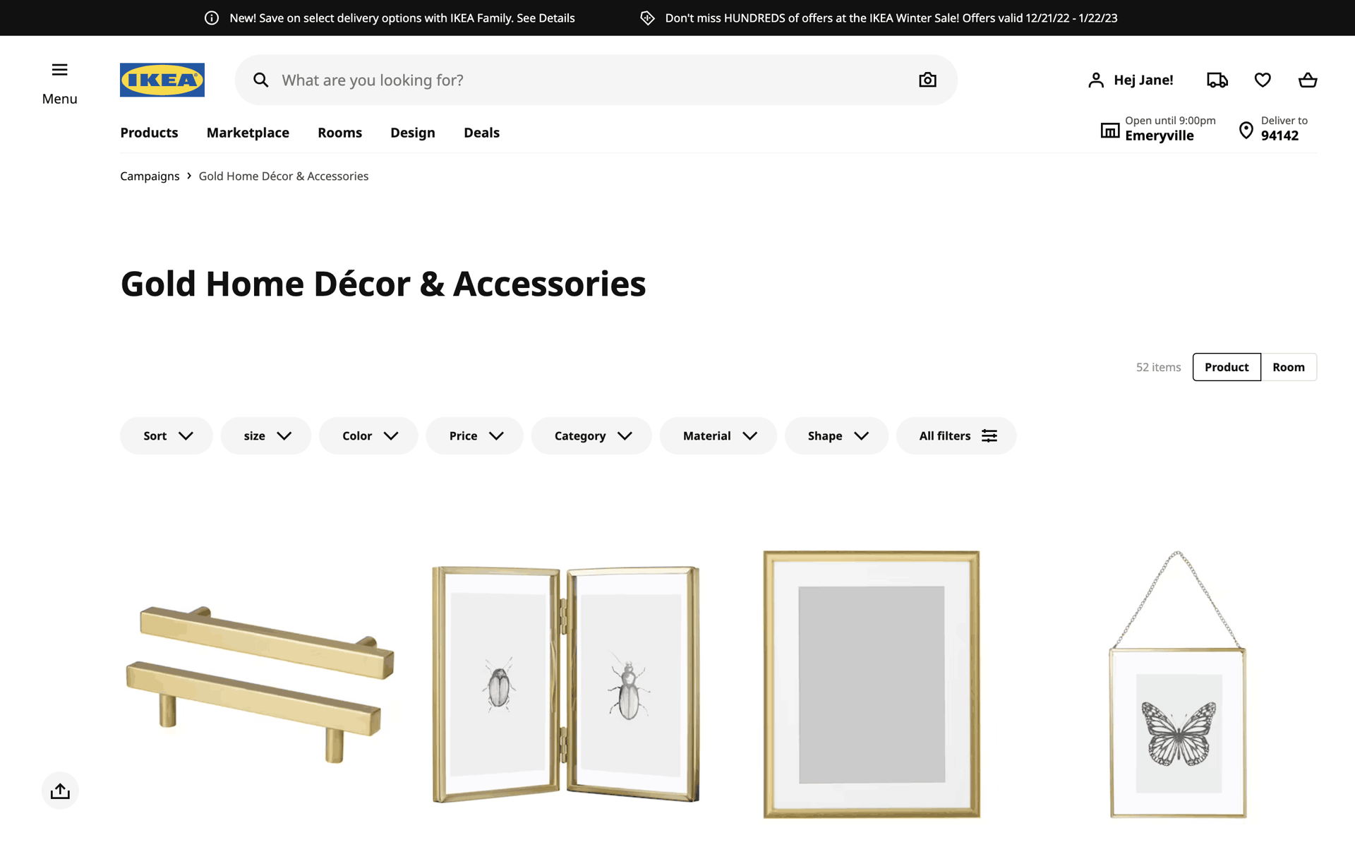 IKEA Web Shopping interface screenshot 11