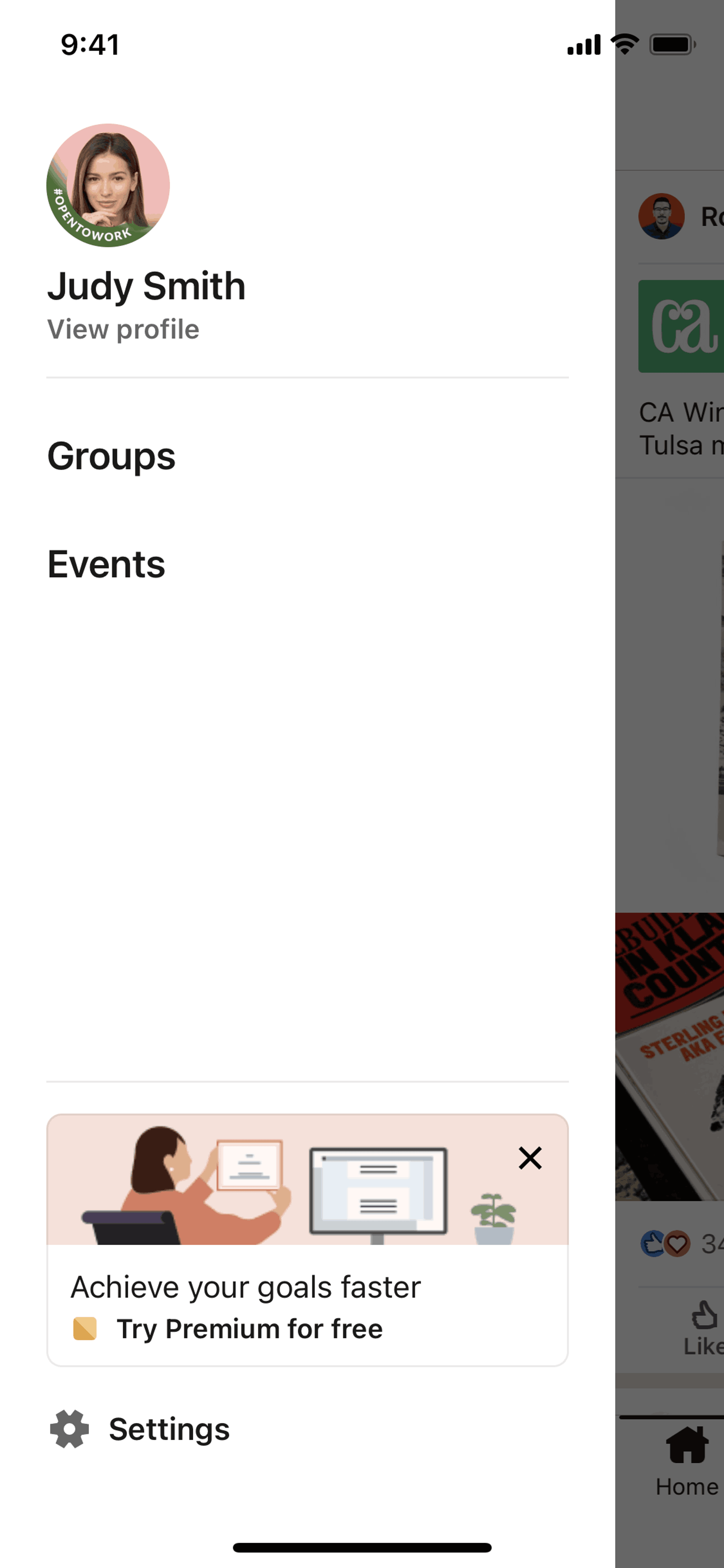 LinkedIn iOS Business interface screenshot 22