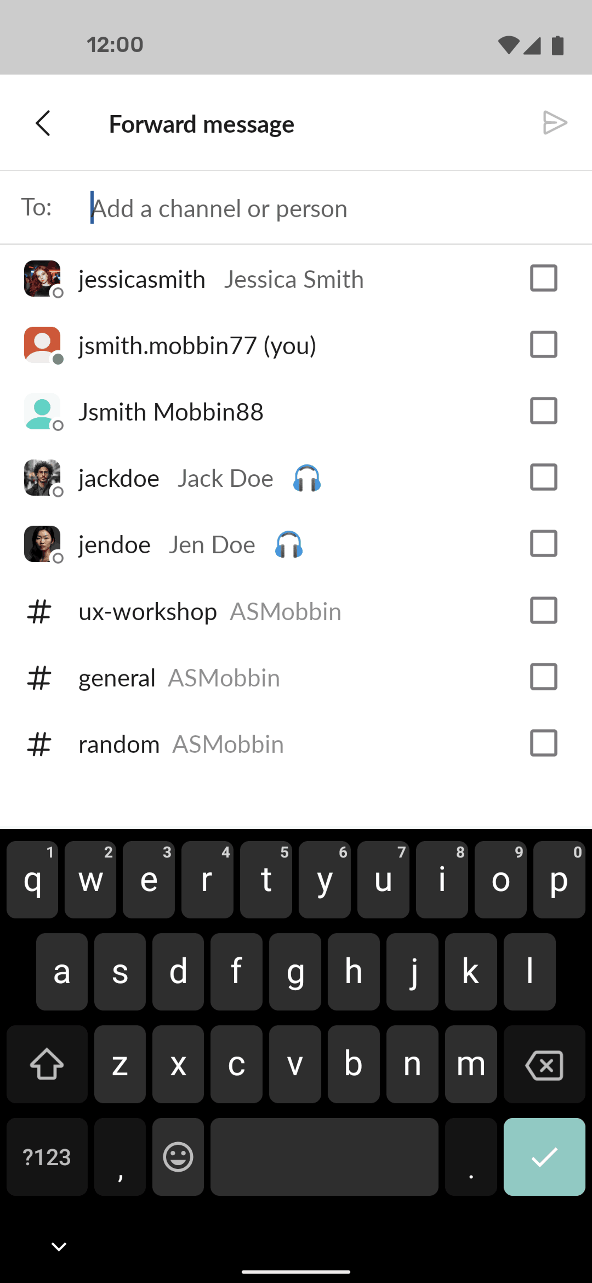 Slack Android Business interface screenshot 20