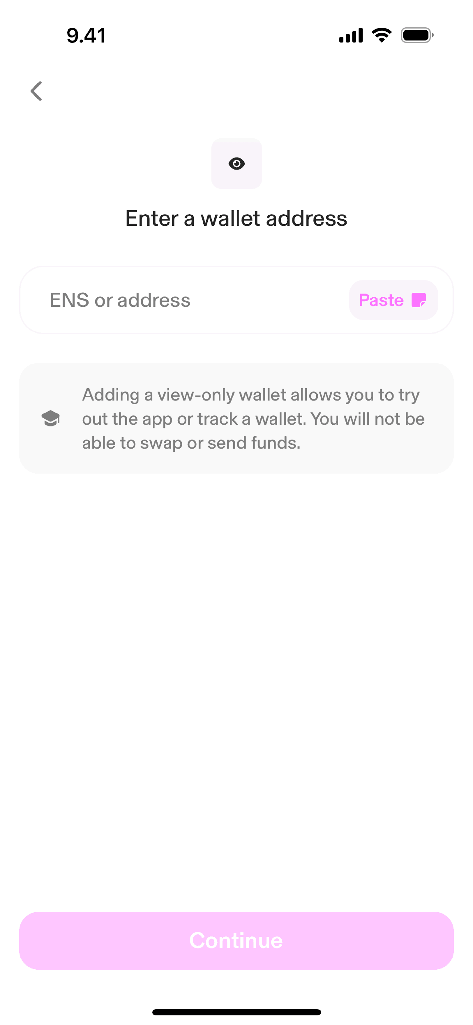 Uniswap iOS Finance interface screenshot 24