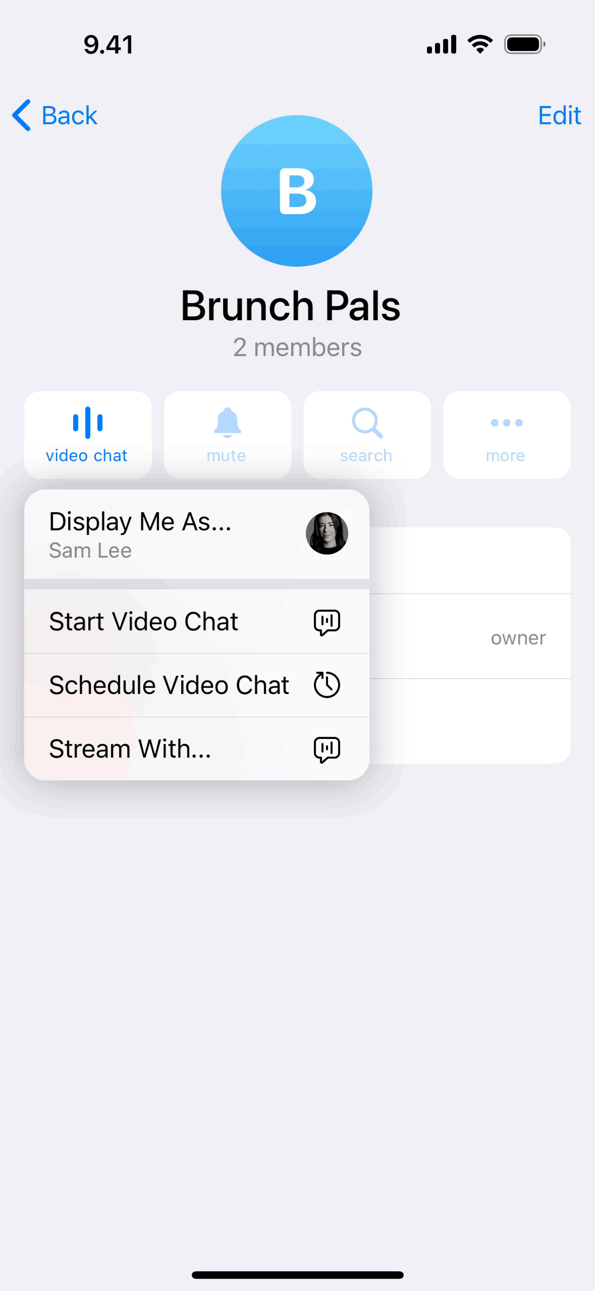 Telegram iOS Social Networking interface screenshot 23