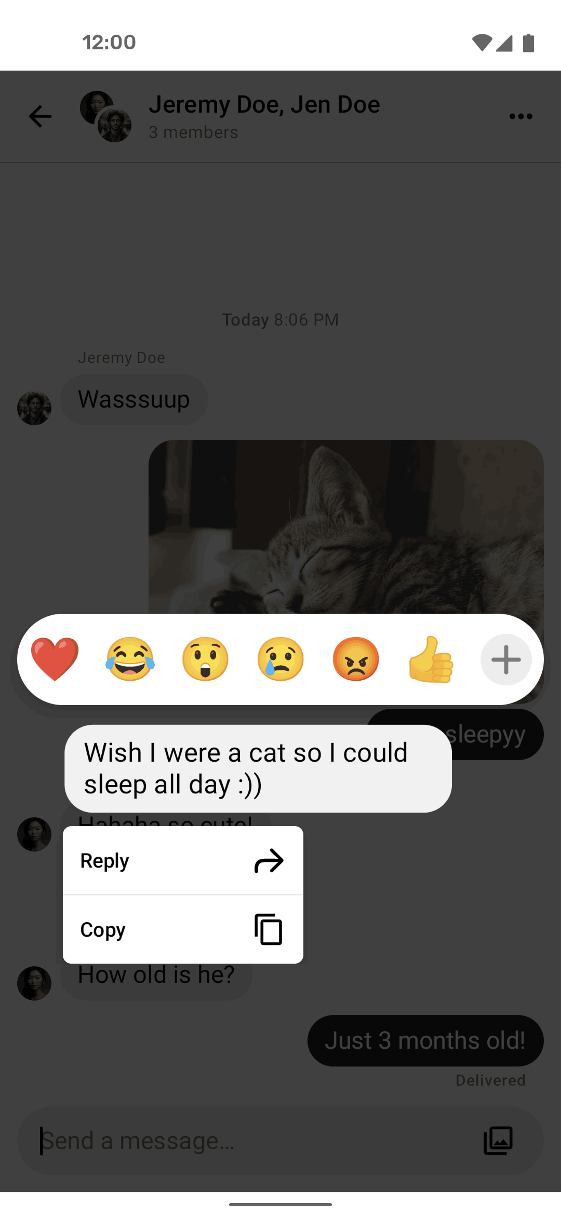 Retro Android Social Networking interface screenshot 10