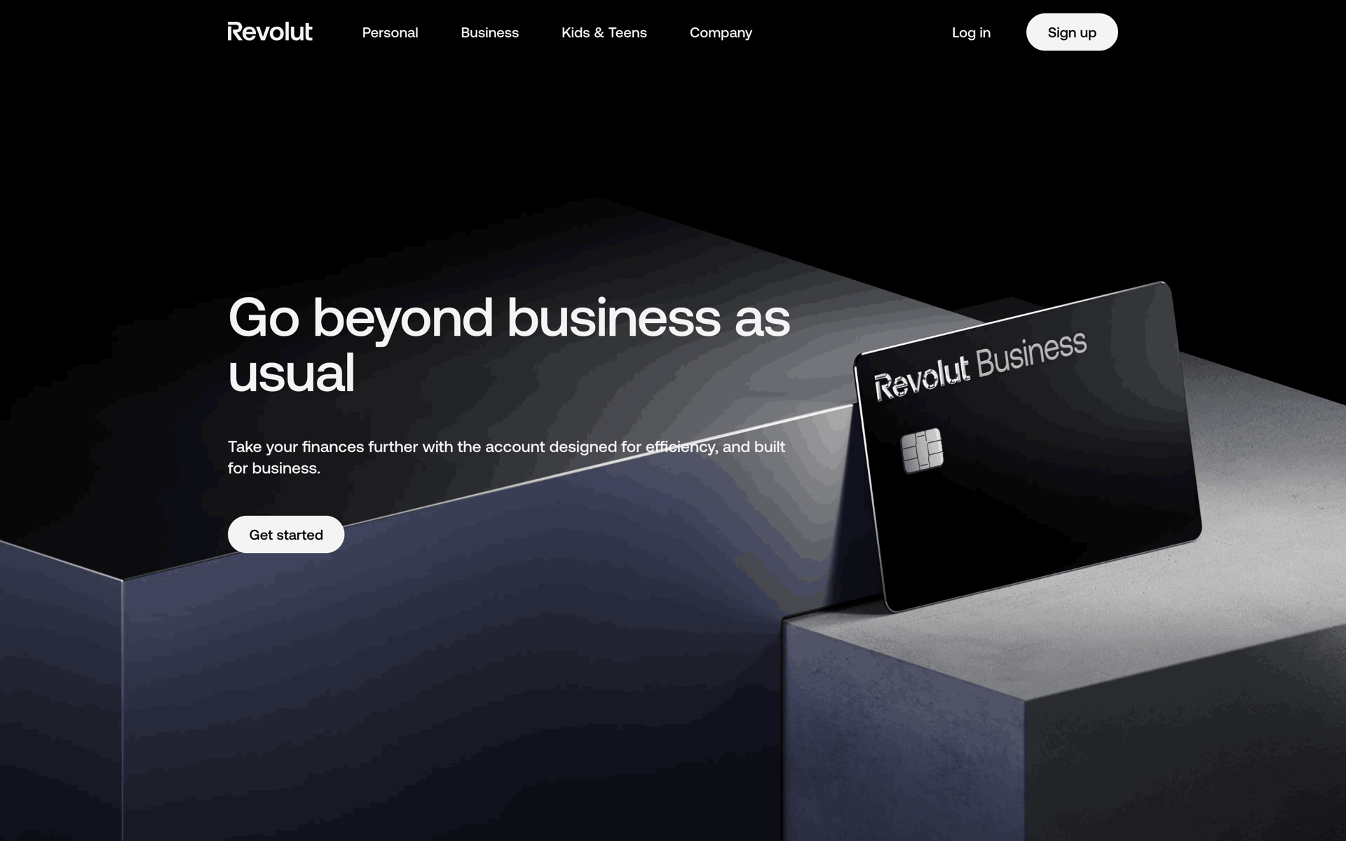 Revolut Business Web Finance interface screenshot 1