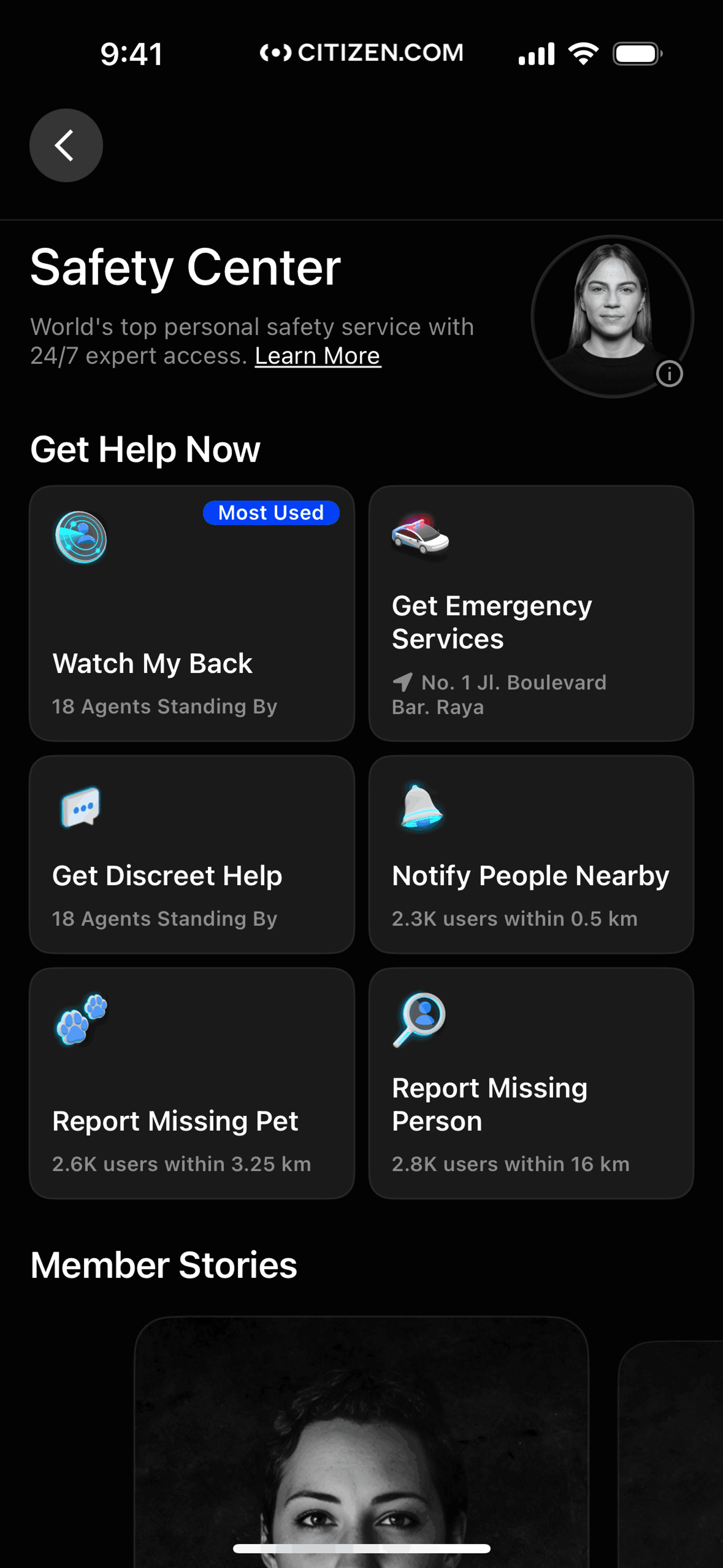 Citizen iOS News interface screenshot 11