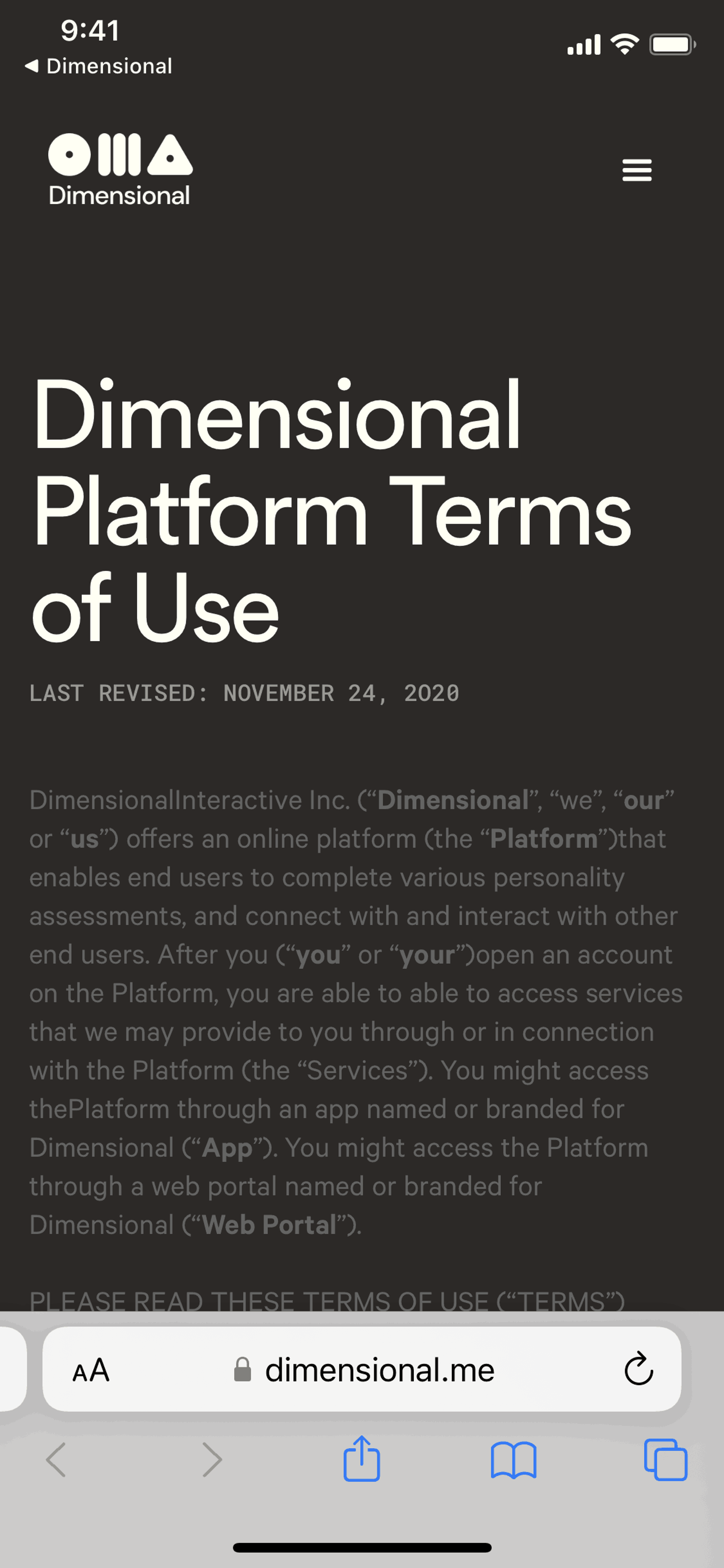 Dimensional iOS Social Networking interface screenshot 22