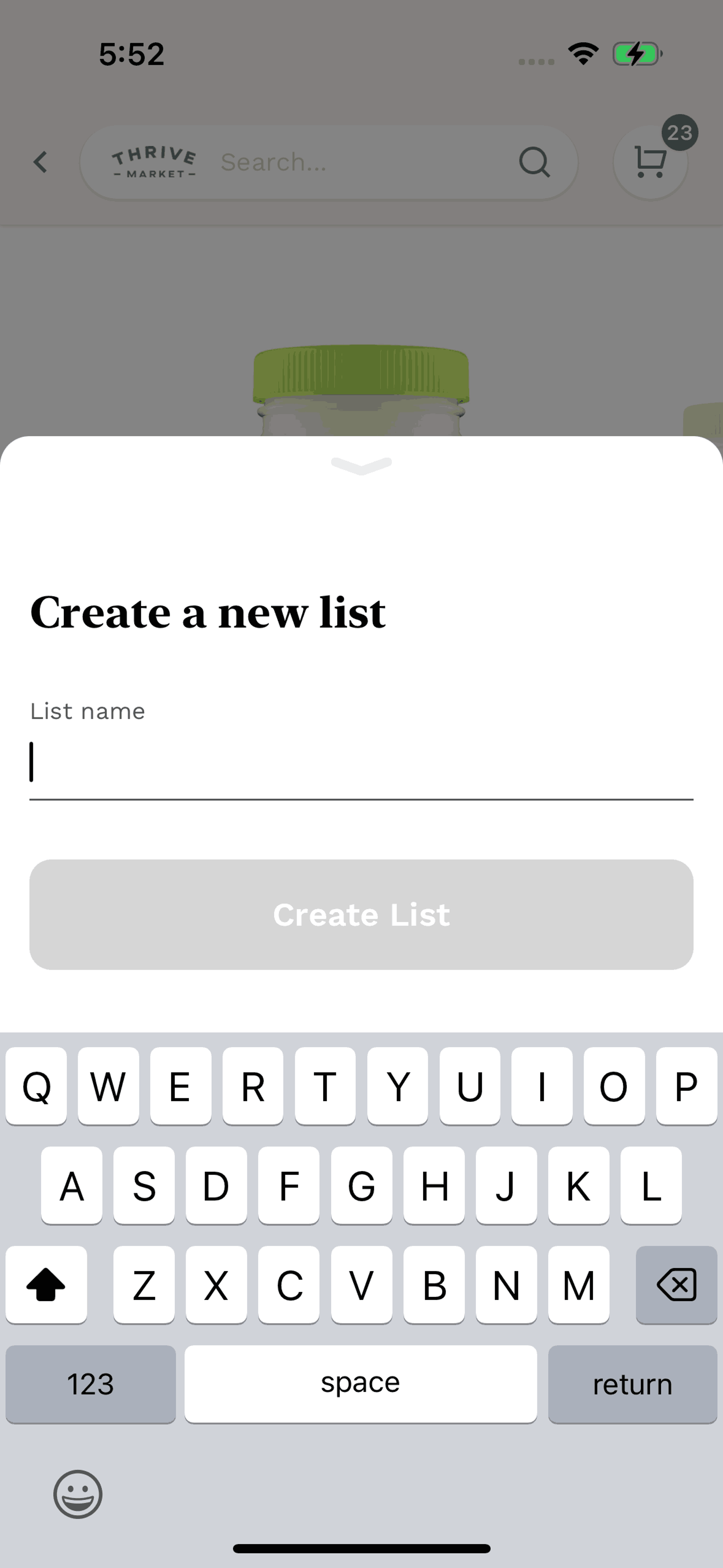Thrive Market iOS Shopping interface screenshot 17
