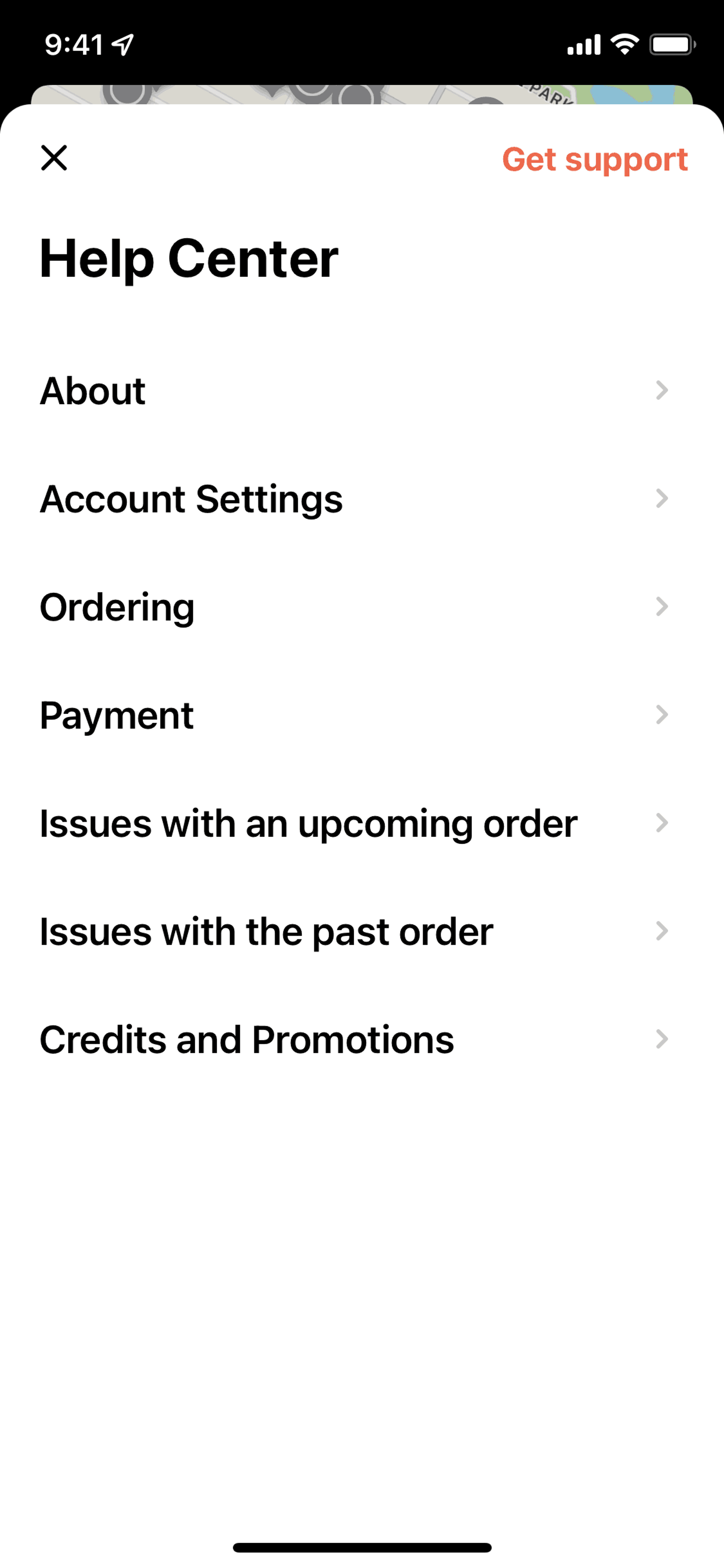 Allset iOS Food & Drink interface screenshot 15
