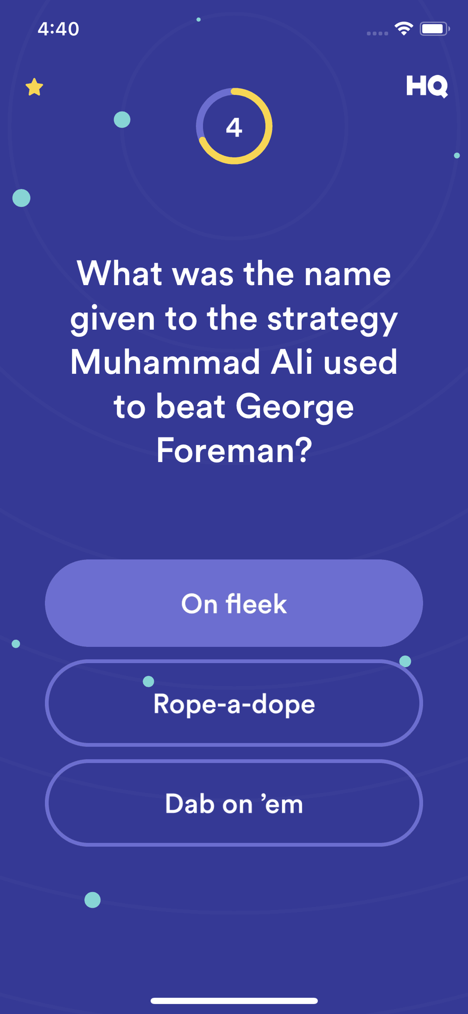 HQ Trivia iOS Entertainment interface screenshot 7