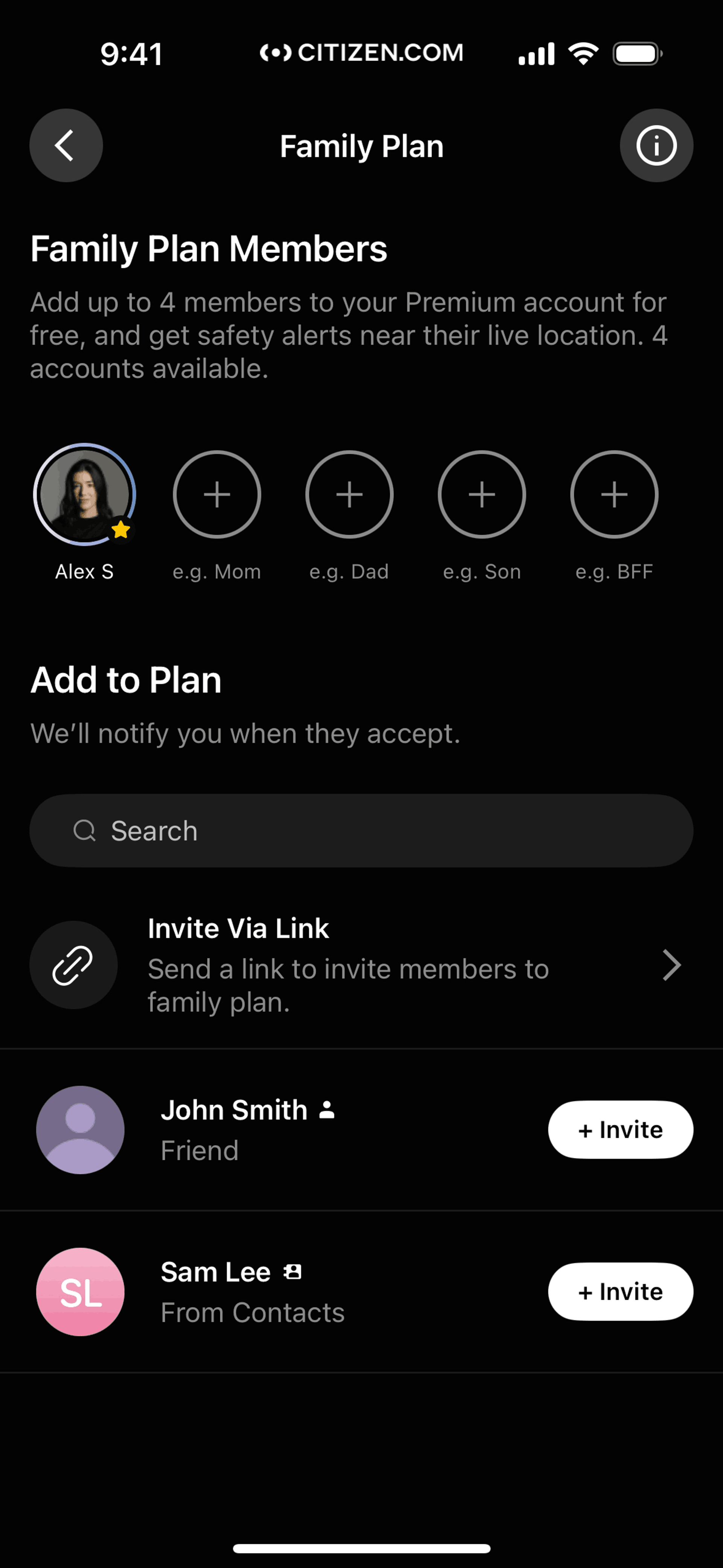 Citizen iOS News interface screenshot 7