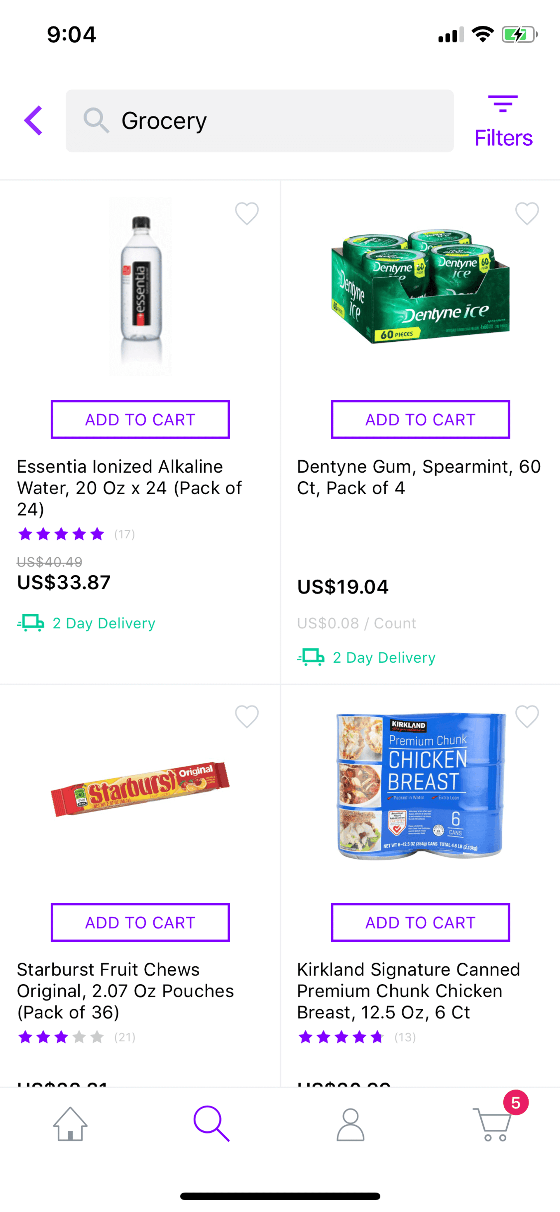 Jet iOS Shopping interface screenshot 19