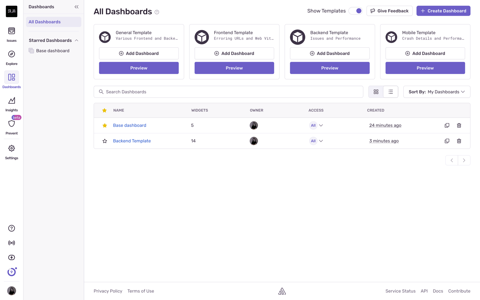 Sentry Web Developer Tools interface screenshot 7