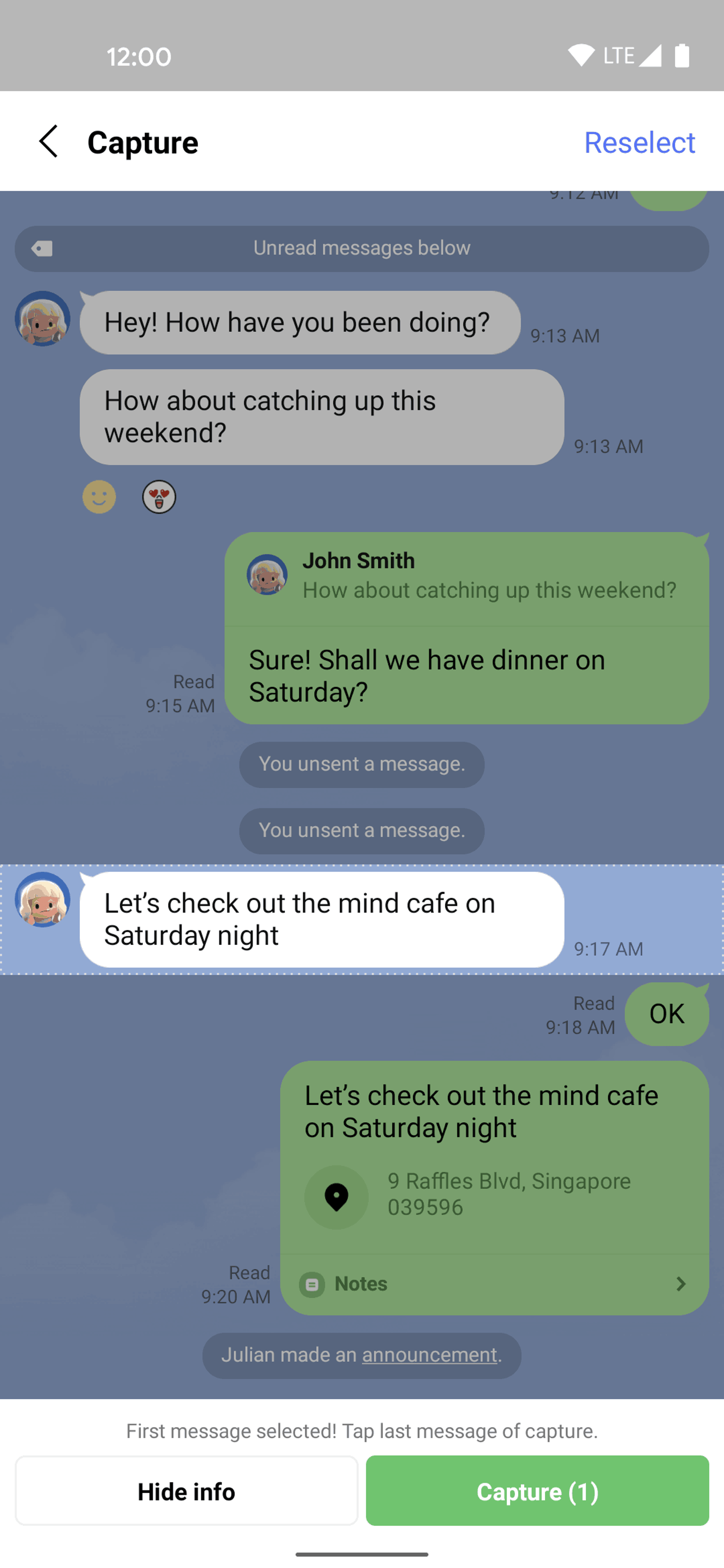 LINE Android Social Networking interface screenshot 11