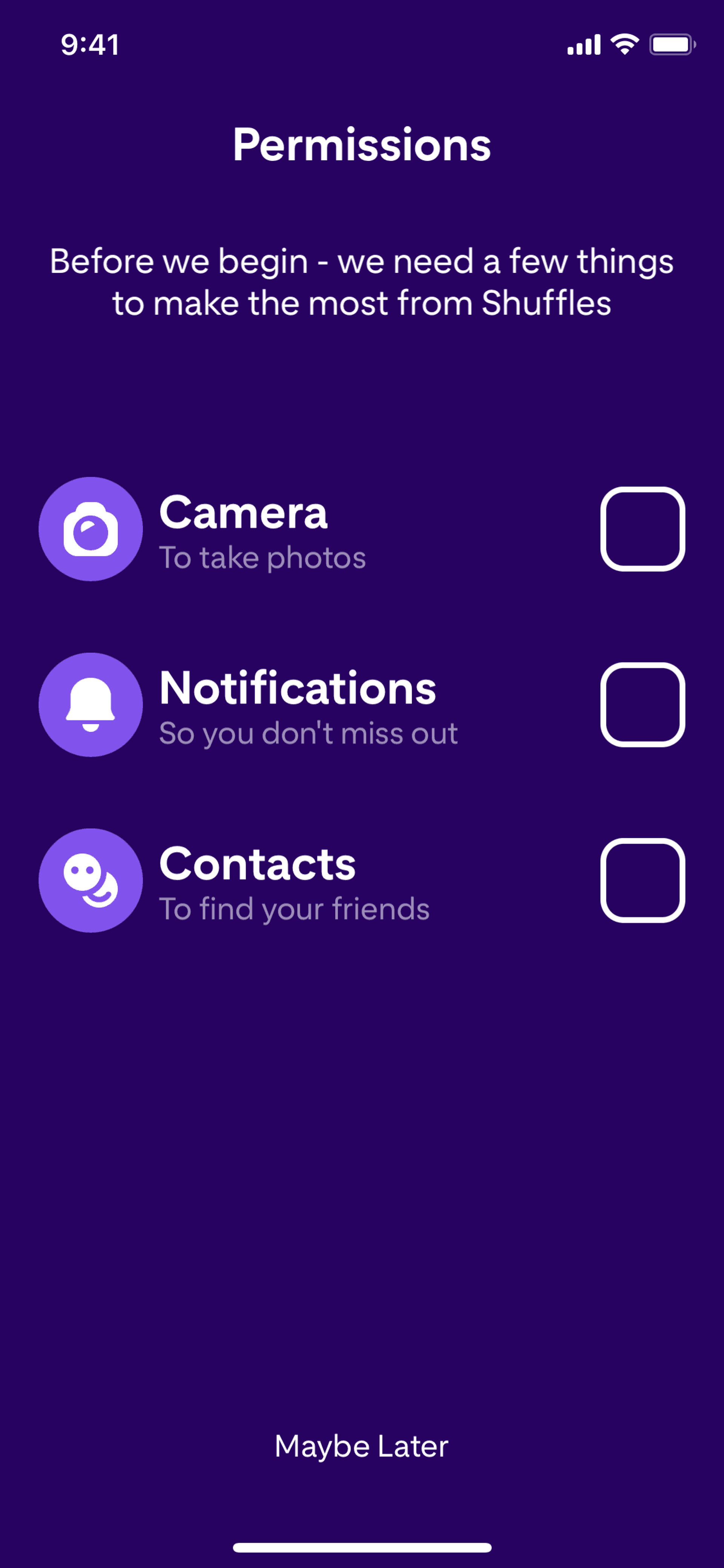 Shuffles by Pinterest iOS Photo & Video interface screenshot 16