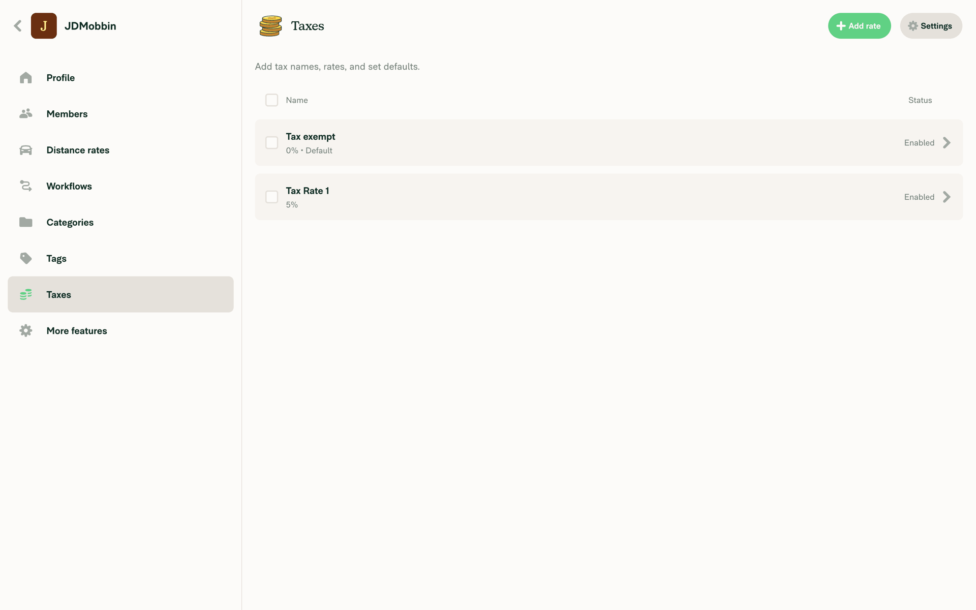Expensify Web Finance interface screenshot 21