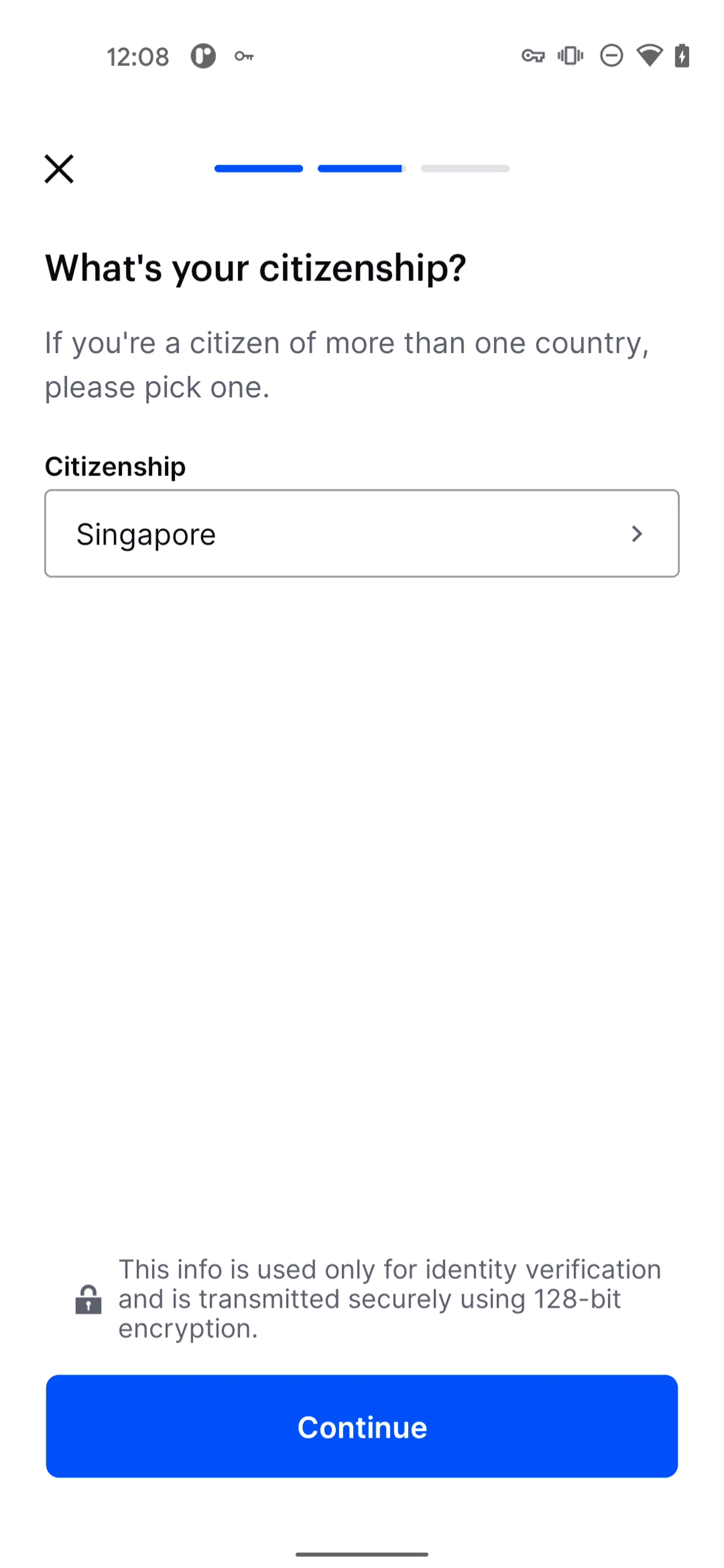 Coinbase Android Finance interface screenshot 11