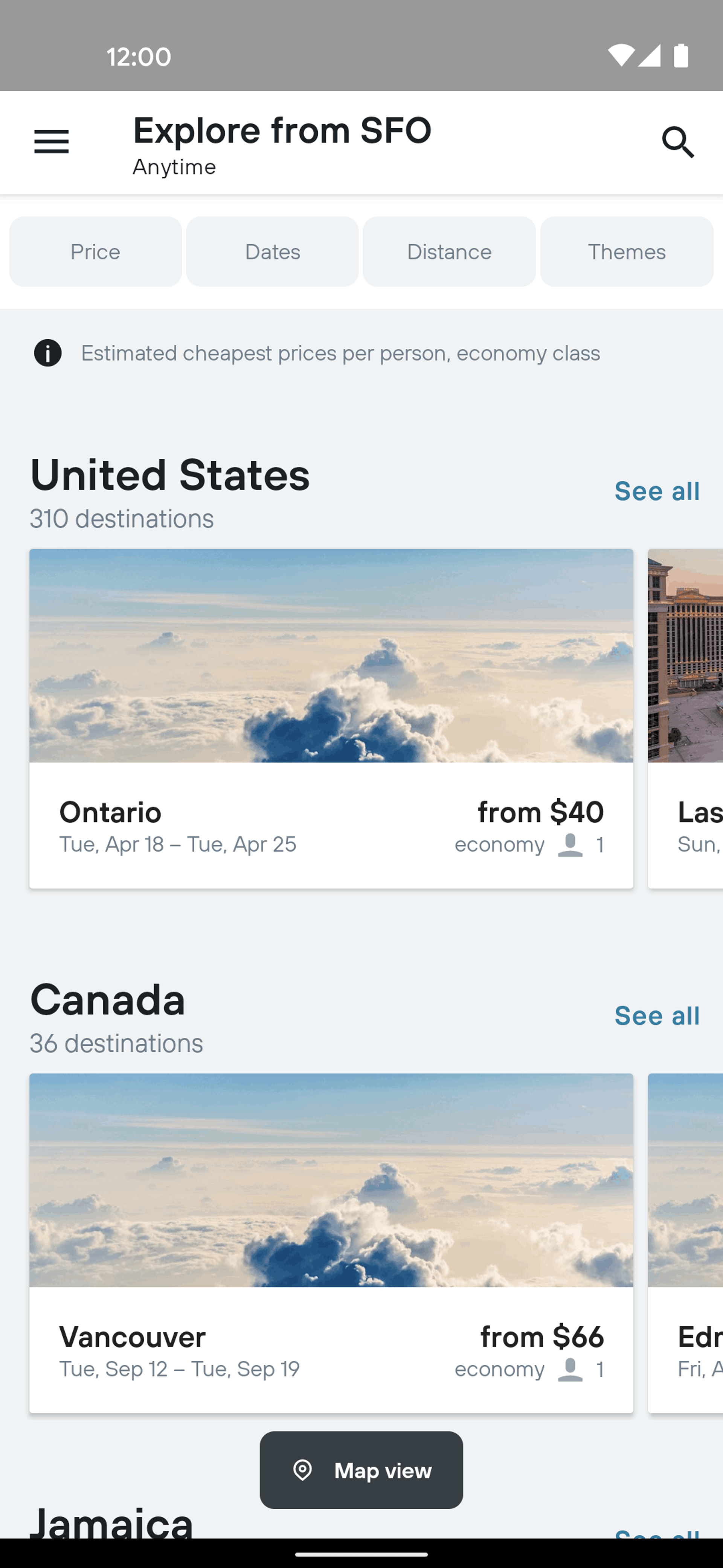 KAYAK Android Travel & Transportation interface screenshot 16
