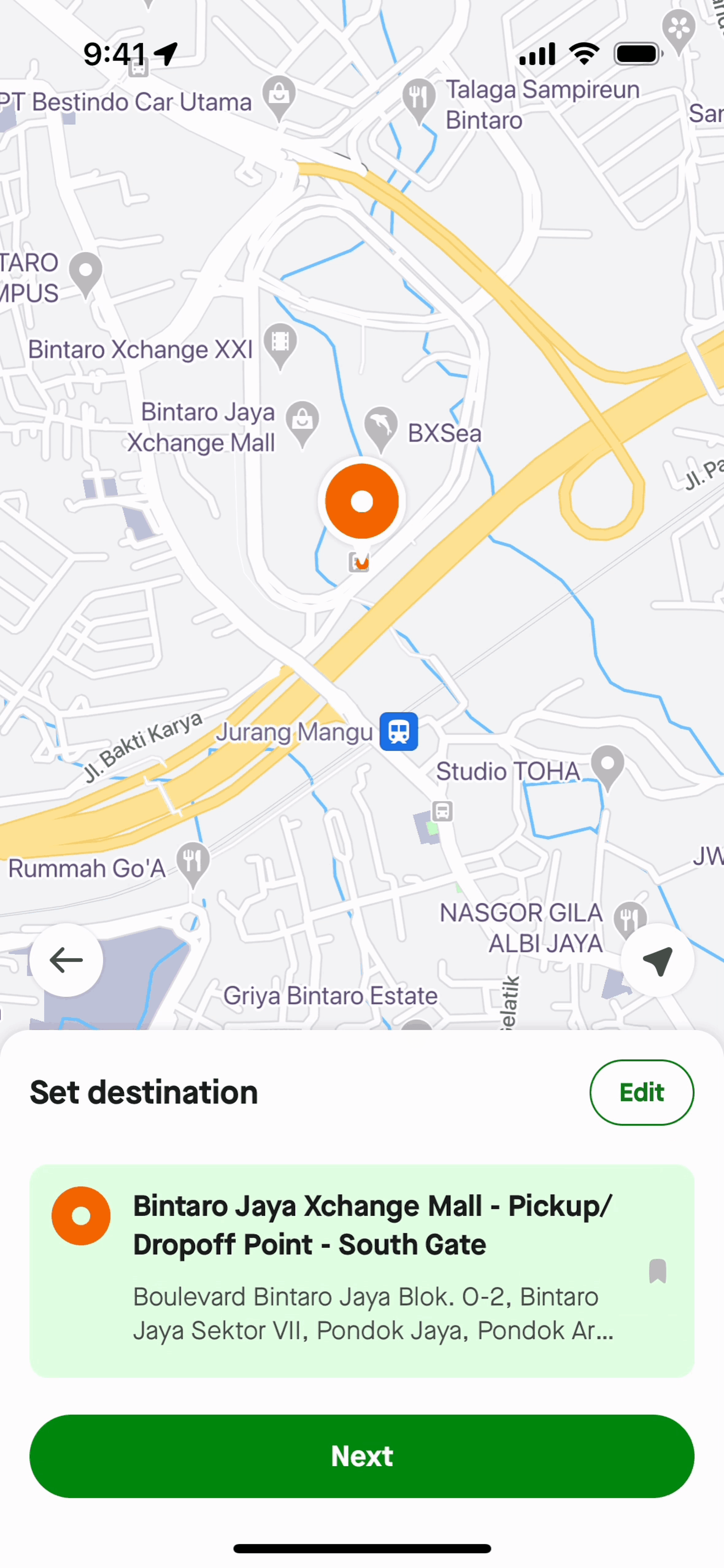 Gojek iOS Travel & Transportation interface screenshot 11